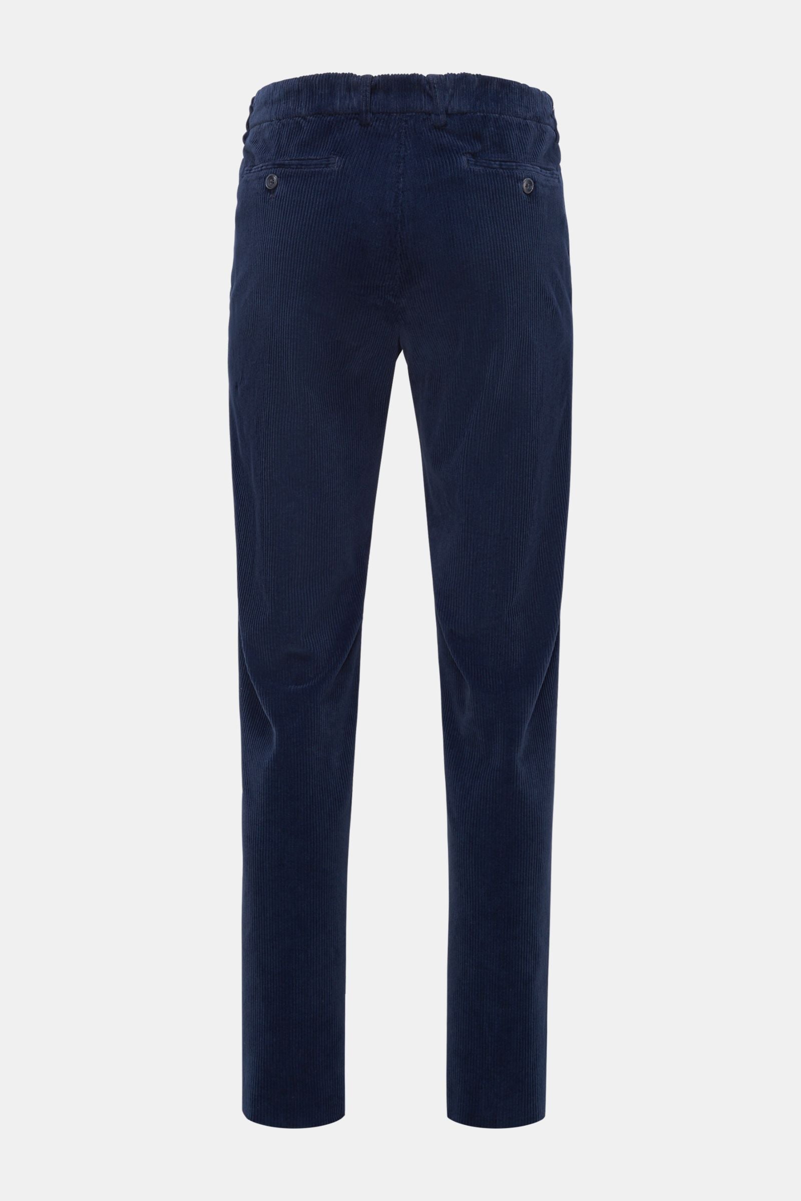 Marco Pescarolo Corduroy jogger pants 'Manu' - Navy