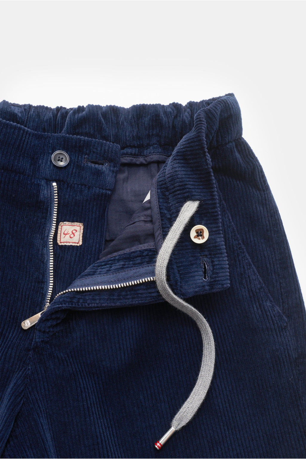 Marco Pescarolo Corduroy jogger pants 'Manu' - Navy