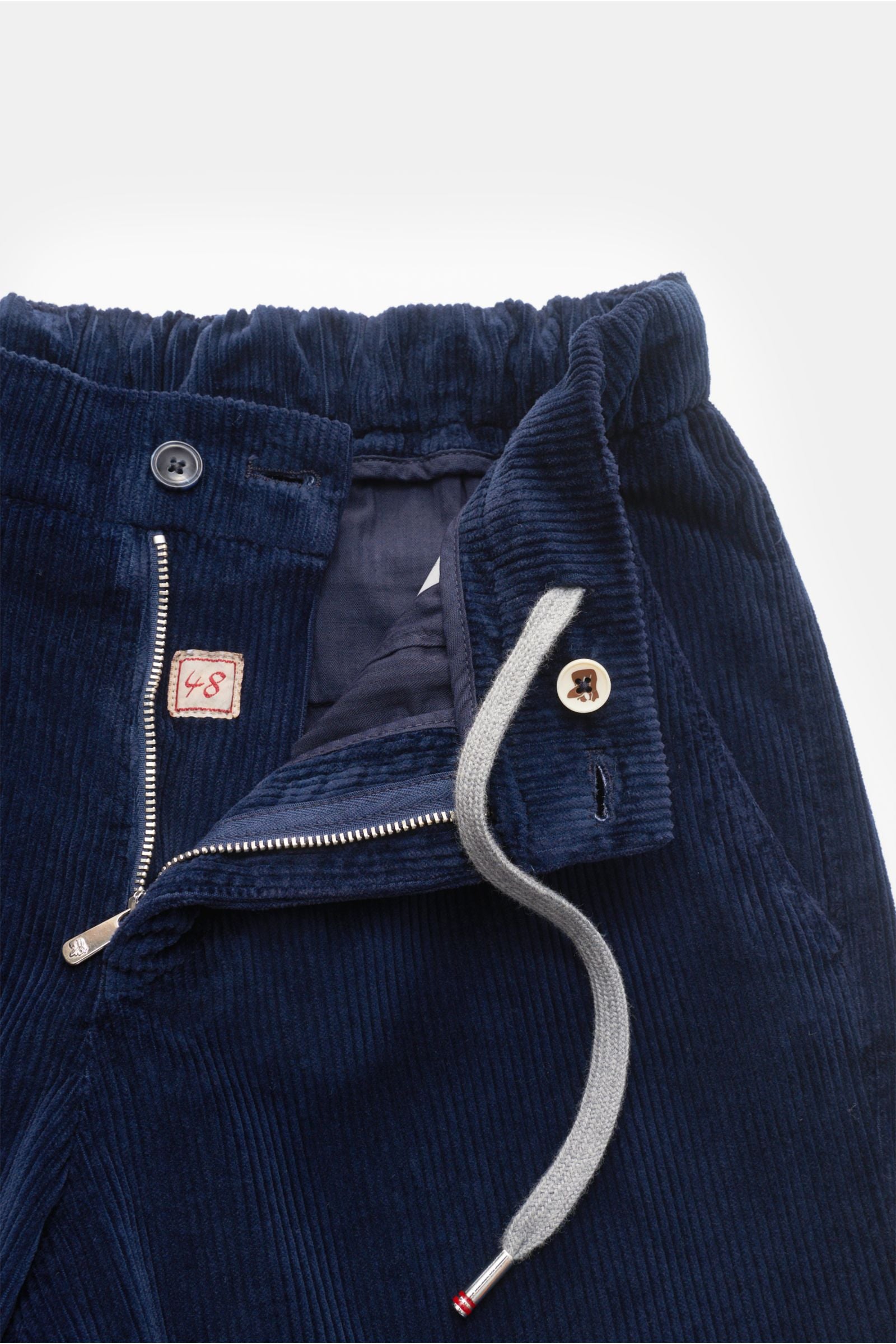 Marco Pescarolo Corduroy jogger pants 'Manu' - Navy