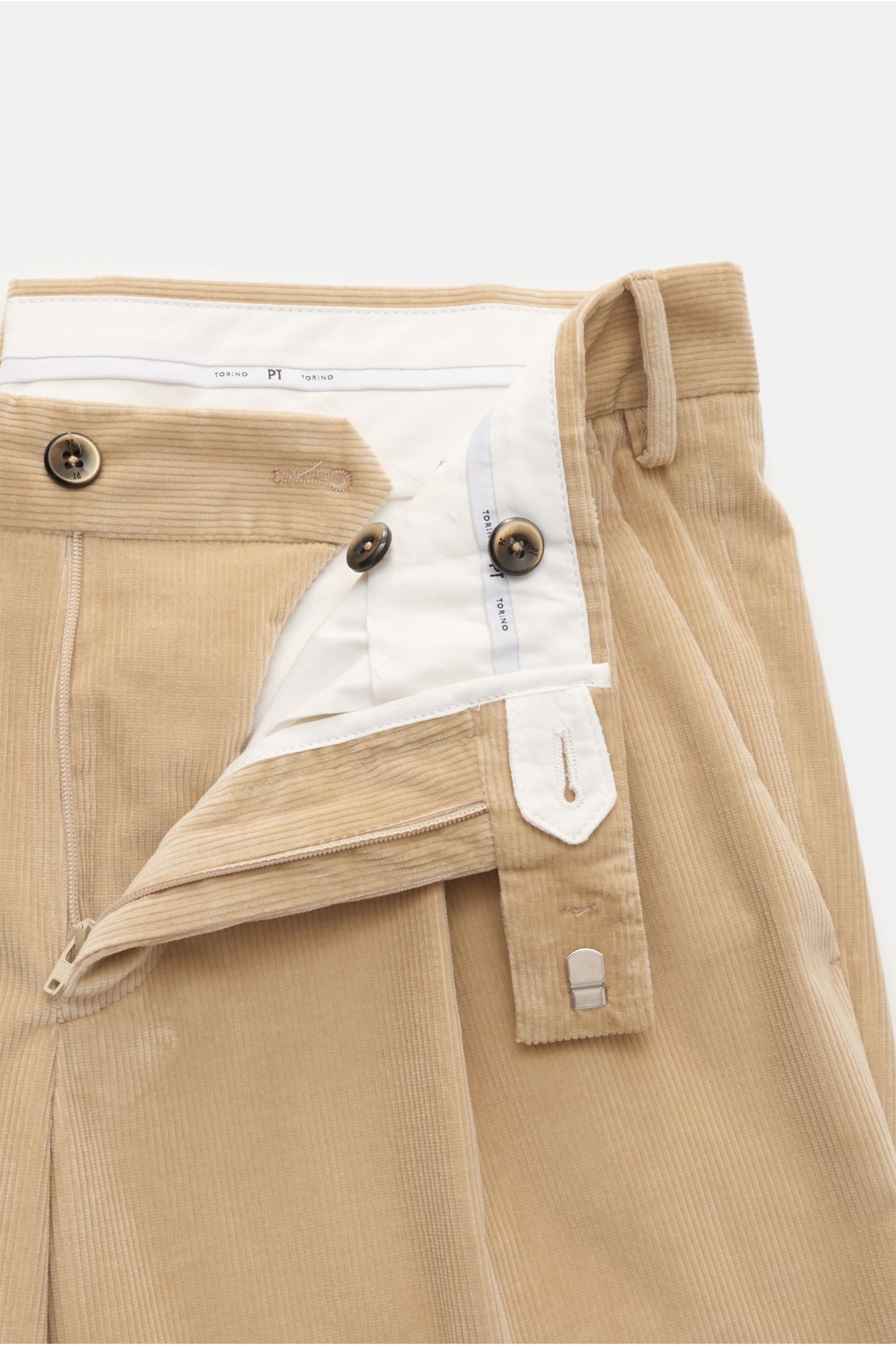 PT Torino Corduroy pants 'Master Fit' - beige