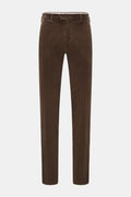 PT Torino Corduroy trousers 'Slim Fit' - Grey brown