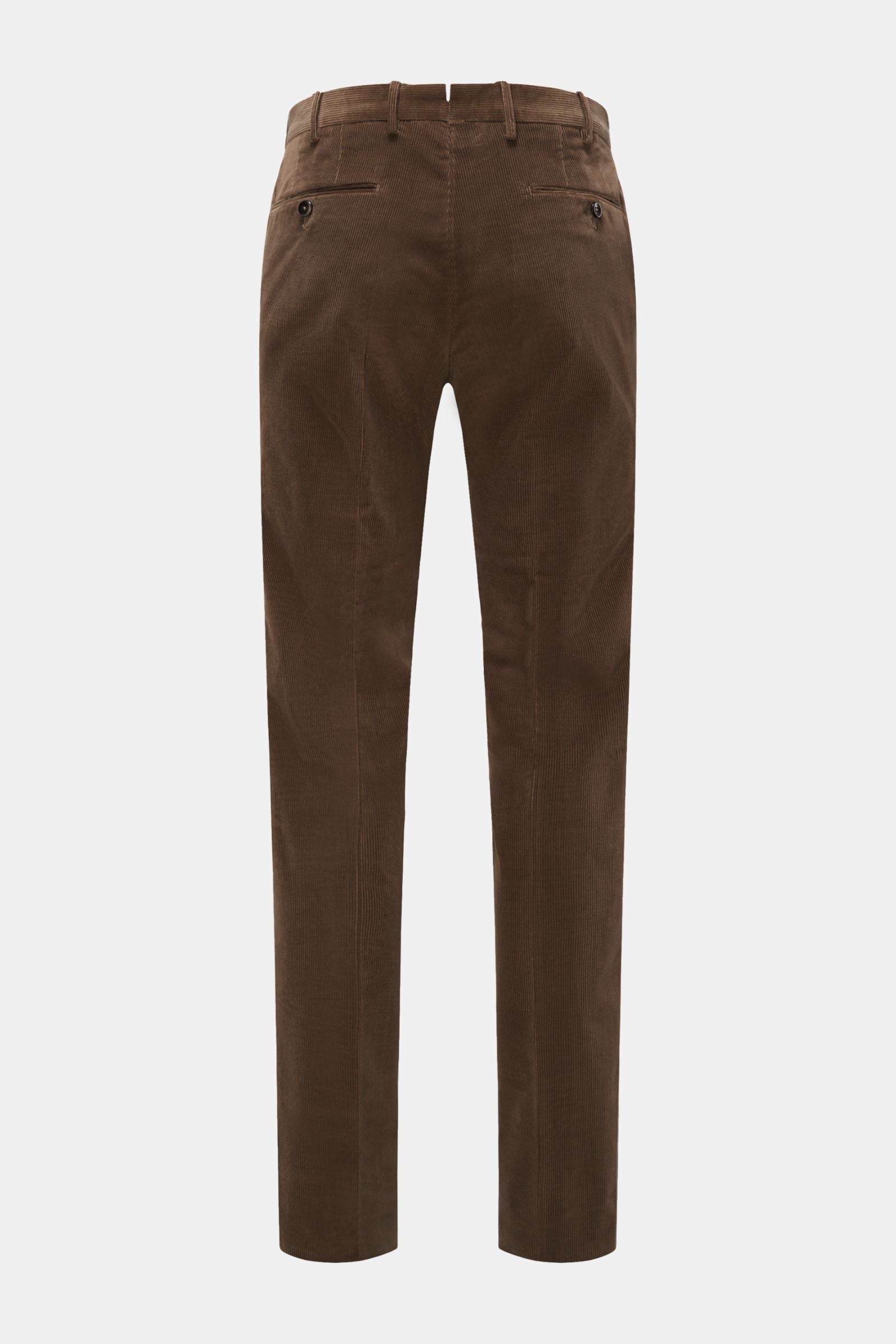 PT Torino Corduroy trousers 'Slim Fit' - Grey brown