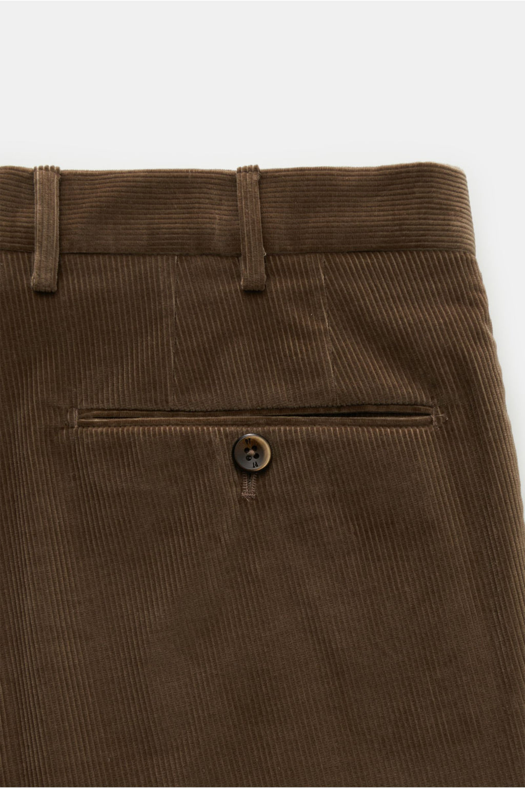 PT Torino Corduroy trousers 'Slim Fit' - Grey brown