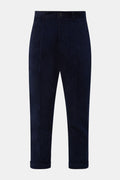 Ami Paris Corduroy trousers 'Carrot' - navy