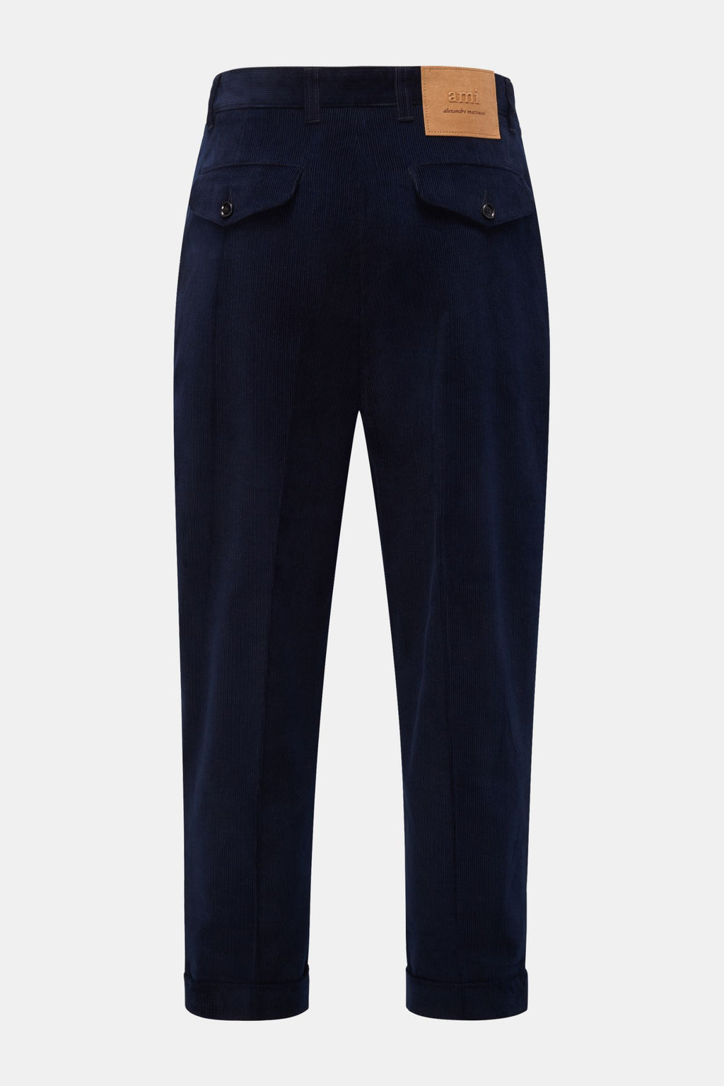 Ami Paris Corduroy trousers 'Carrot' - navy