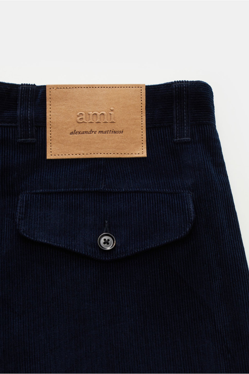 Ami Paris Corduroy trousers 'Carrot' - navy