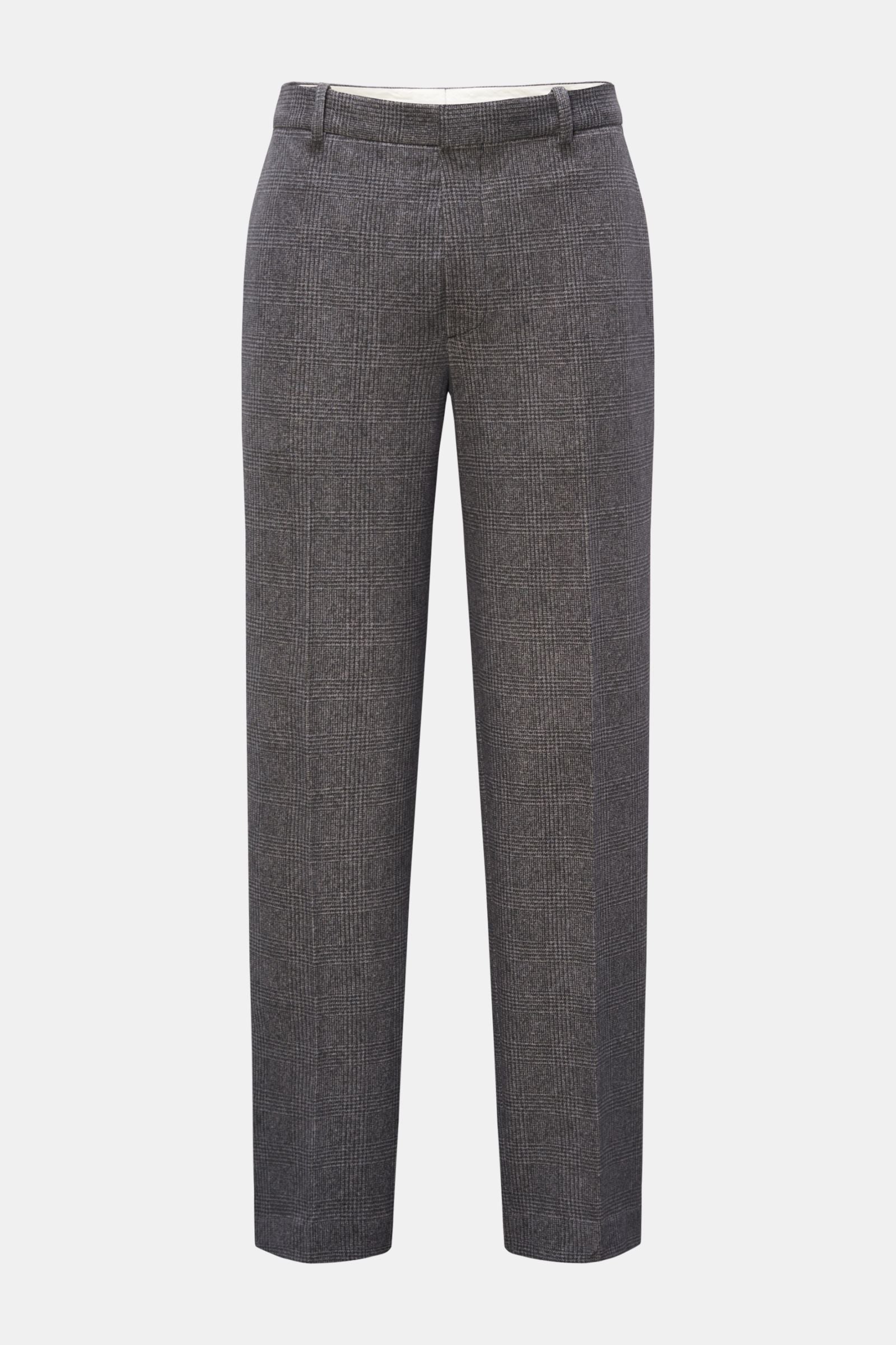Circolo 1901 Jersey trousers - grey black checked