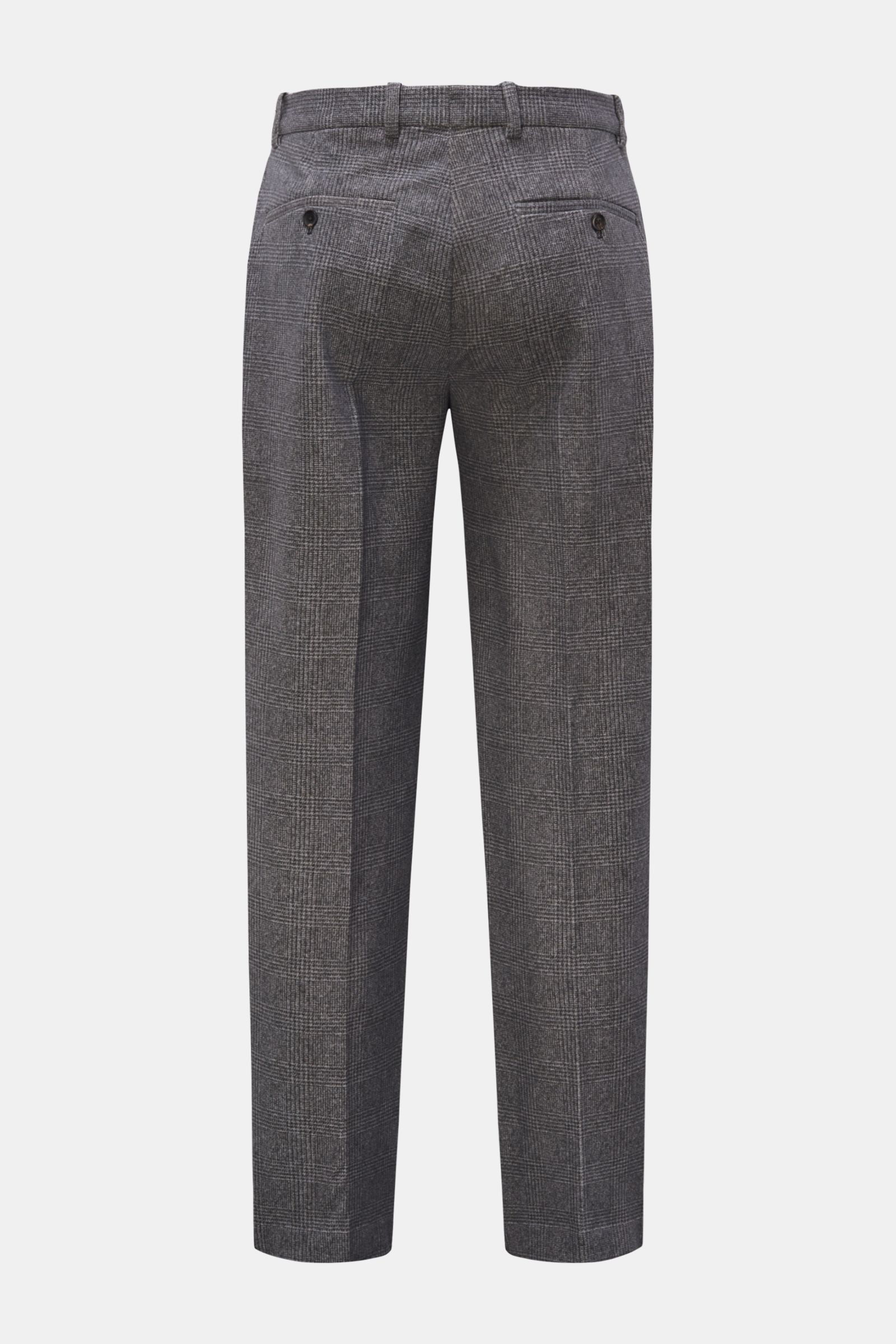 Circolo 1901 Jersey trousers - grey black checked