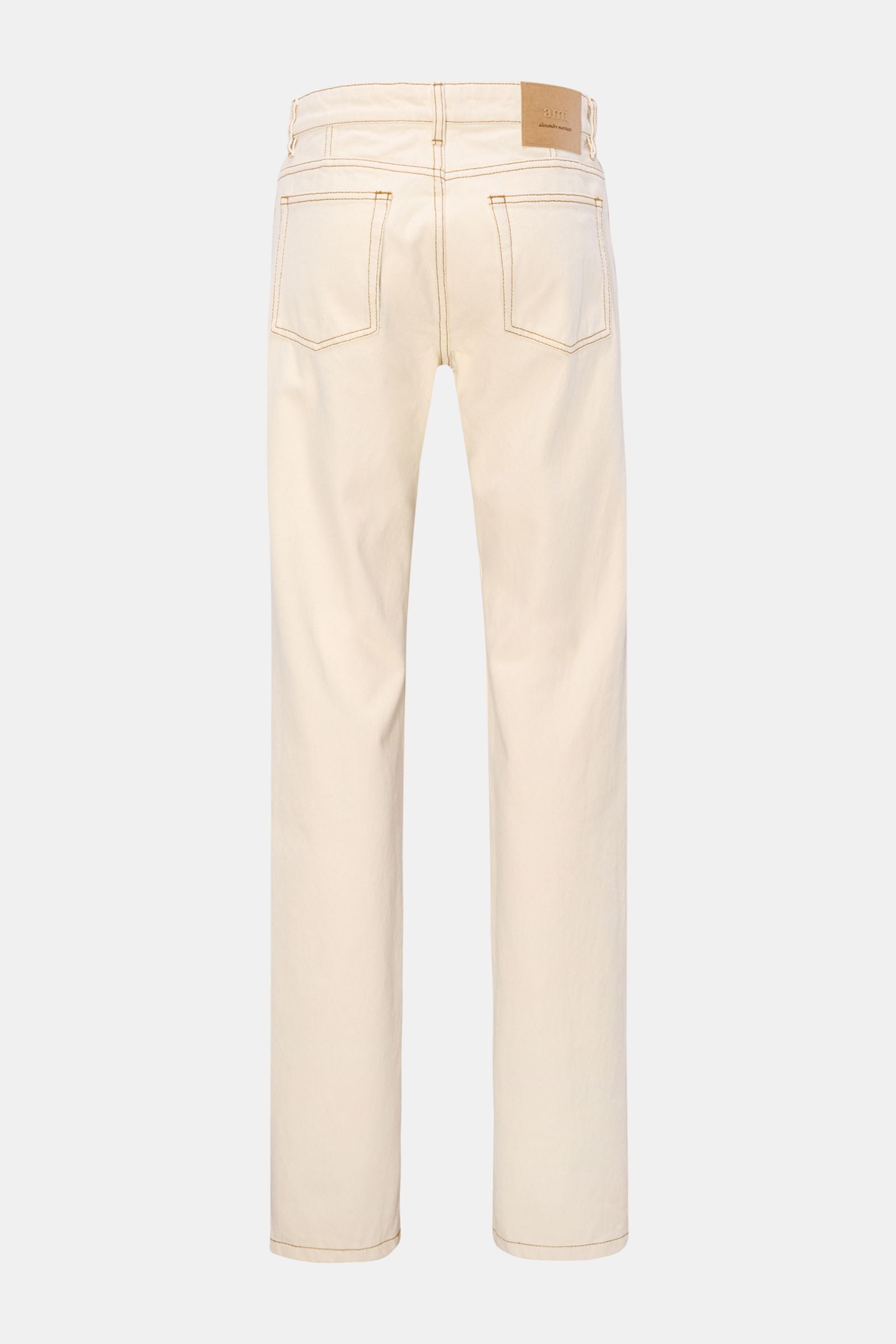 Ami Paris Jeans 'Classic Fit' - cream