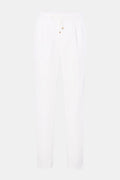 Brunello Cucinelli Linen jogger pants 'Leisure Fit' - white