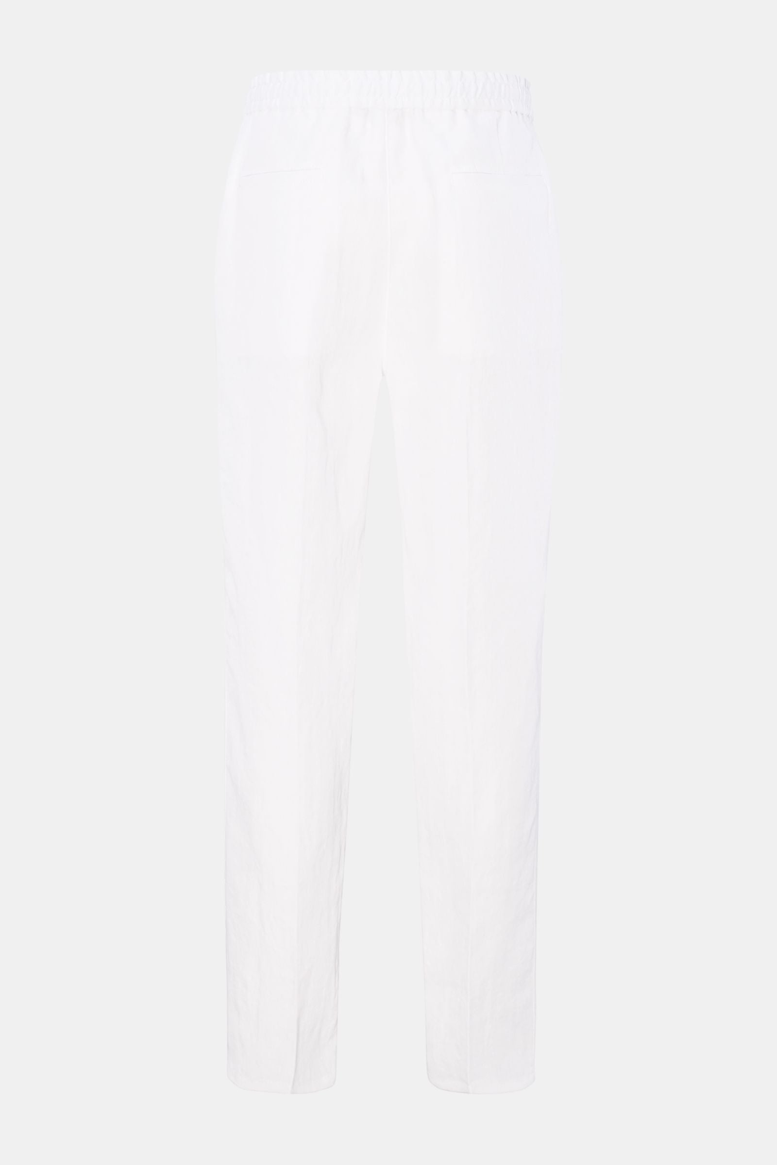 Brunello Cucinelli Linen jogger pants 'Leisure Fit' - white