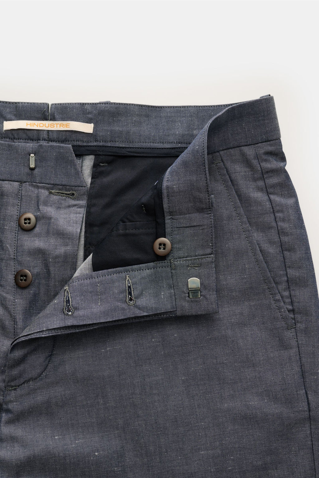 Hindustrie Trousers grey-e - Grey blue