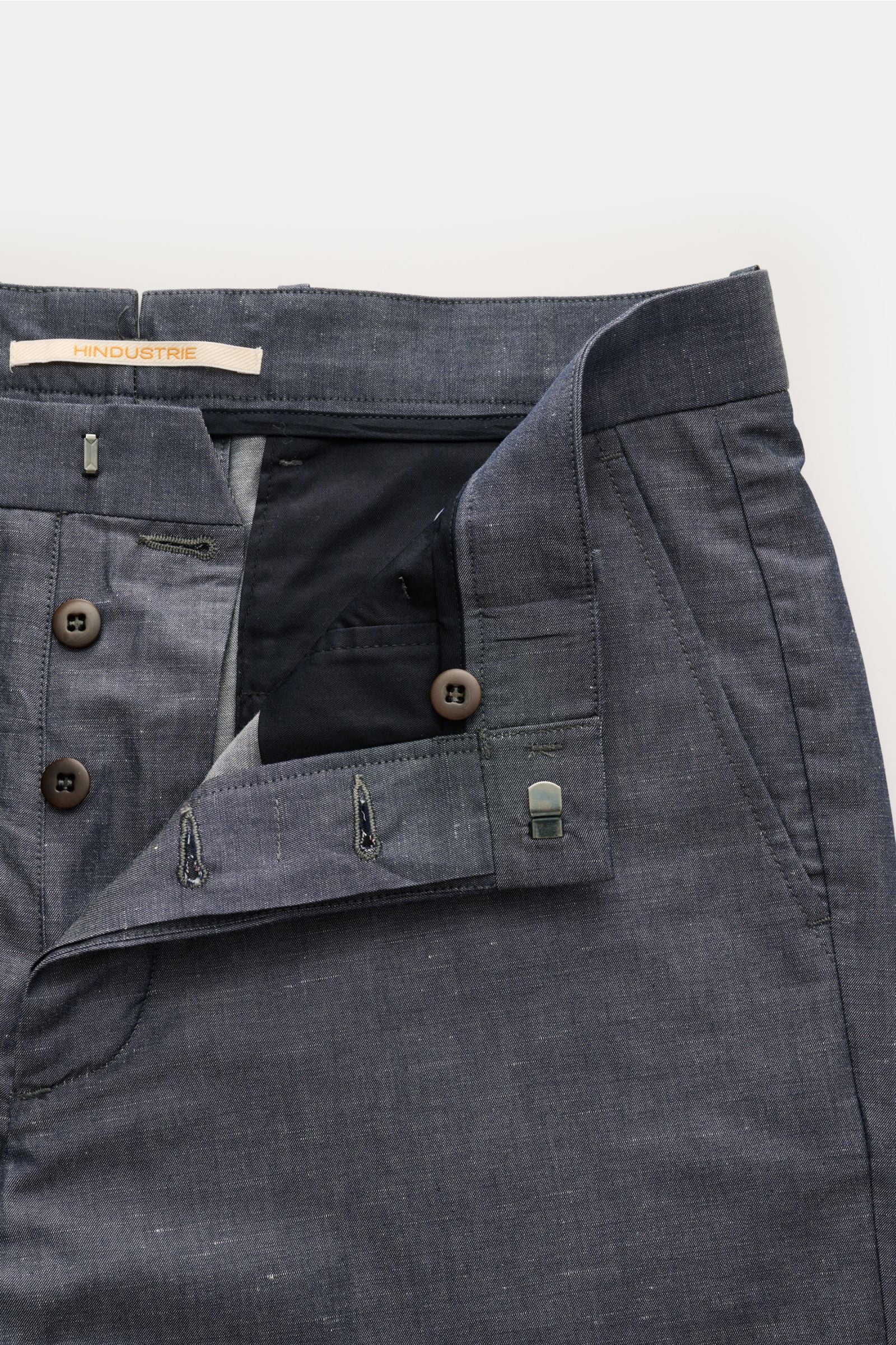 Hindustrie Trousers grey-e - Grey blue