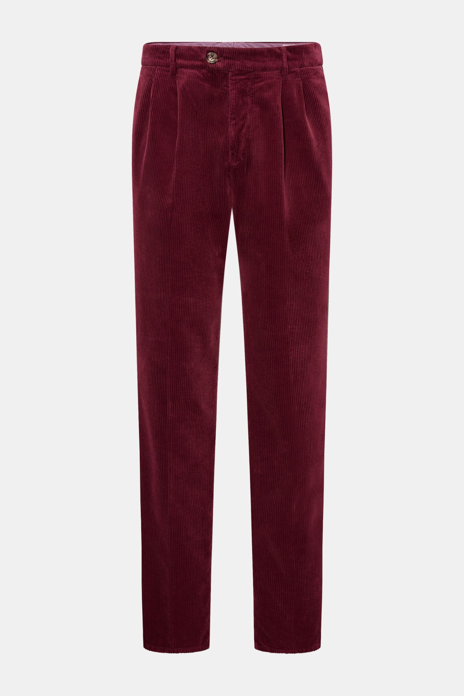 Brunello Cucinelli Corduroy snd - Burgundy