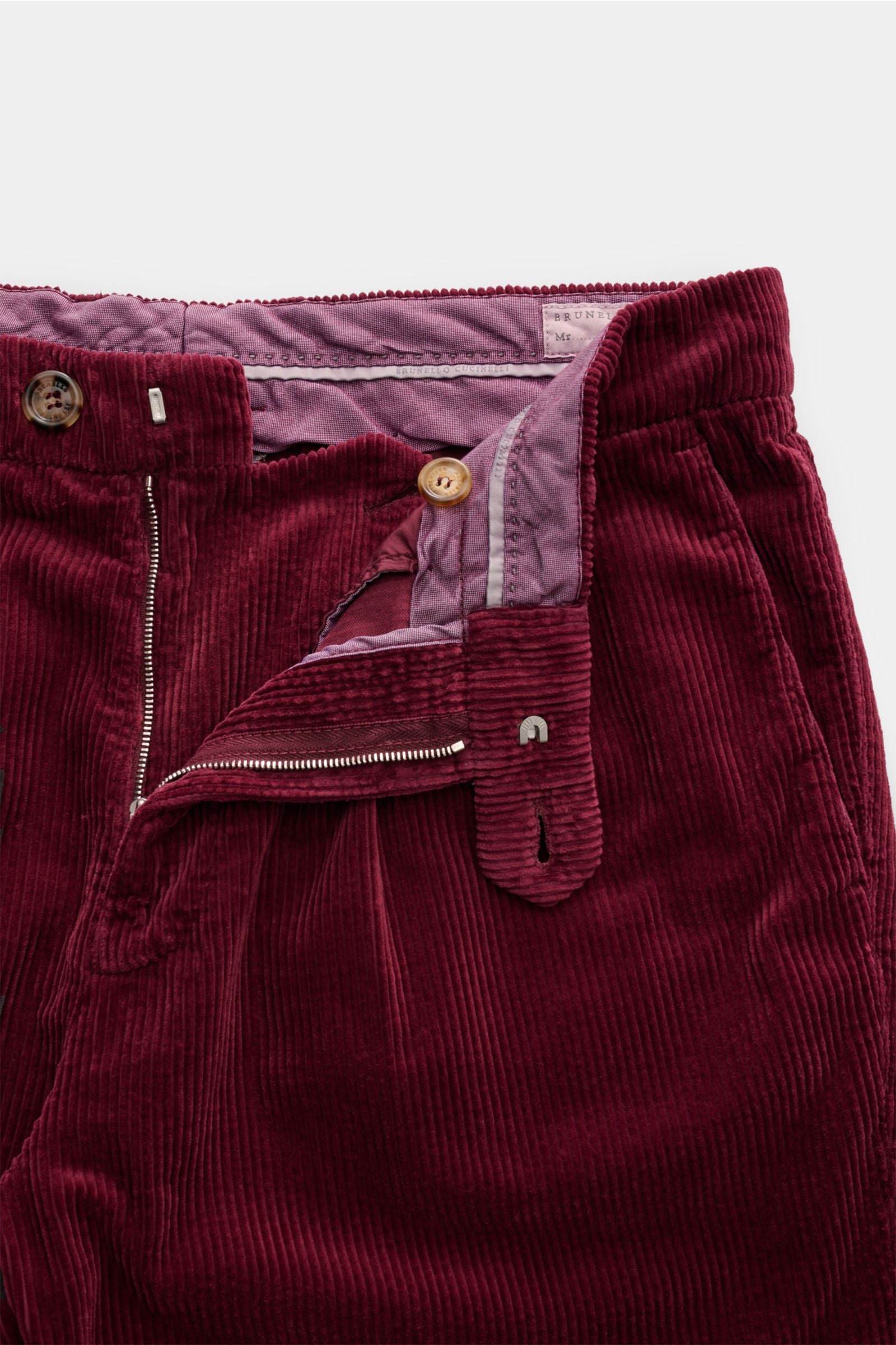 Brunello Cucinelli Corduroy snd - Burgundy