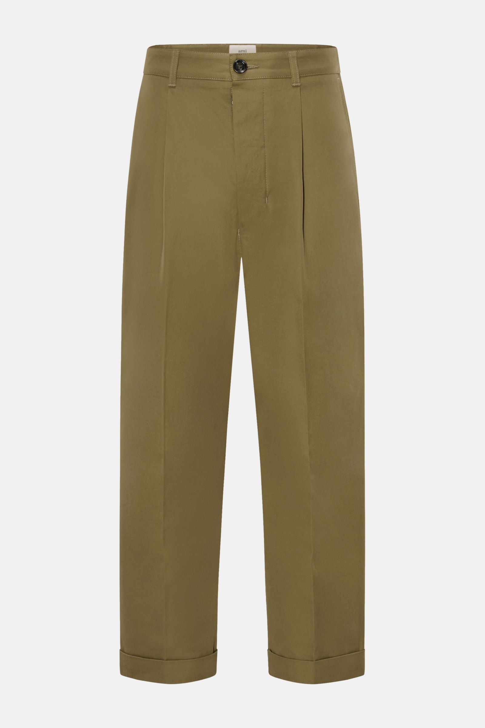 Ami Paris Cotton trousers ie - Olive