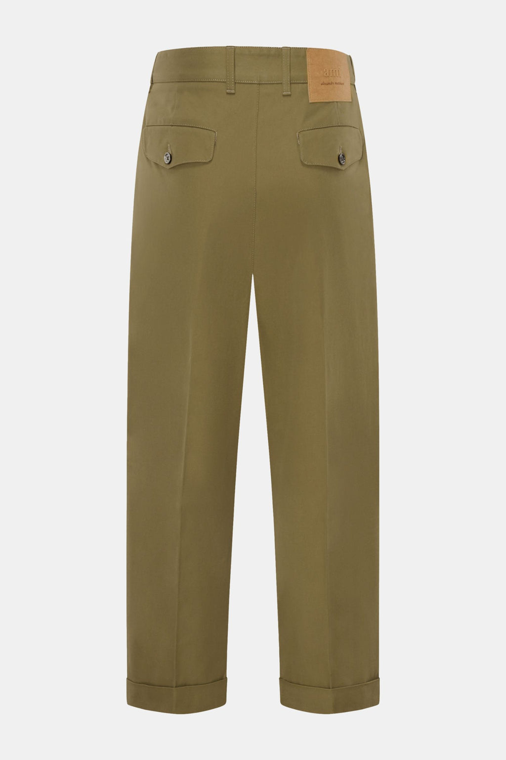 Ami Paris Cotton trousers ie - Olive