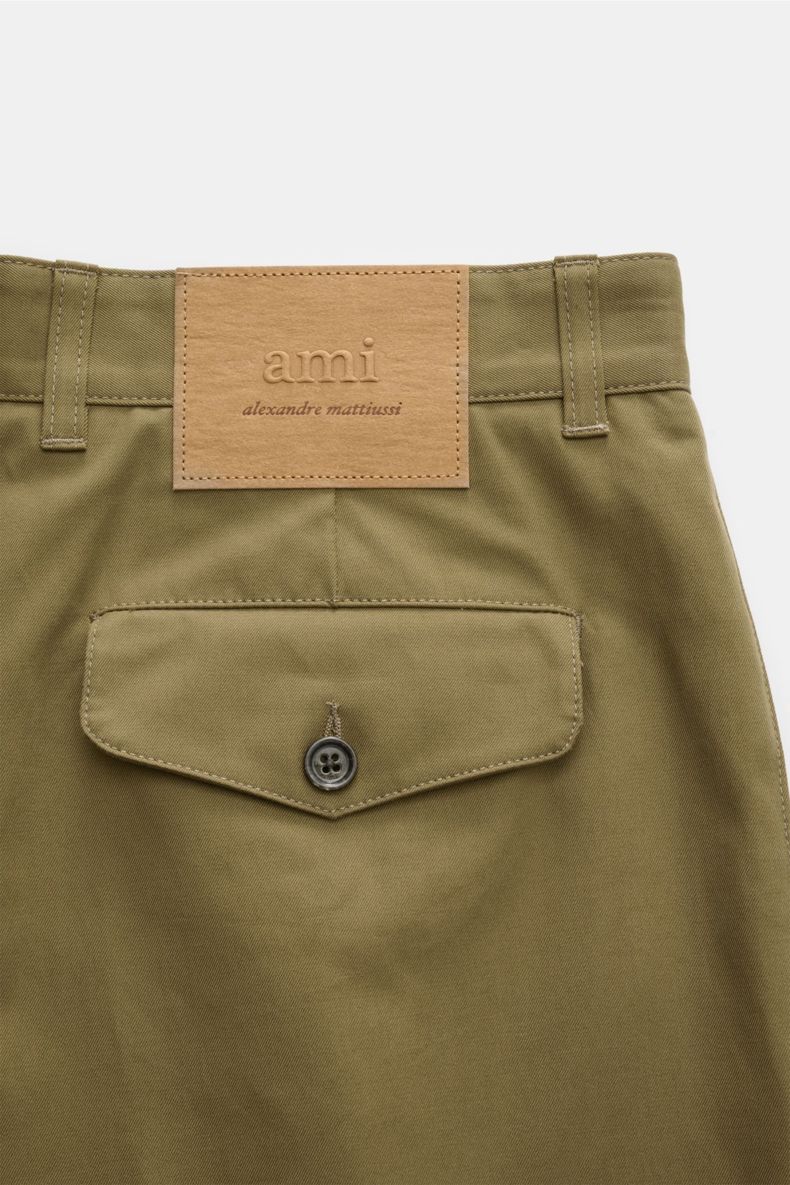Ami Paris Cotton trousers ie - Olive