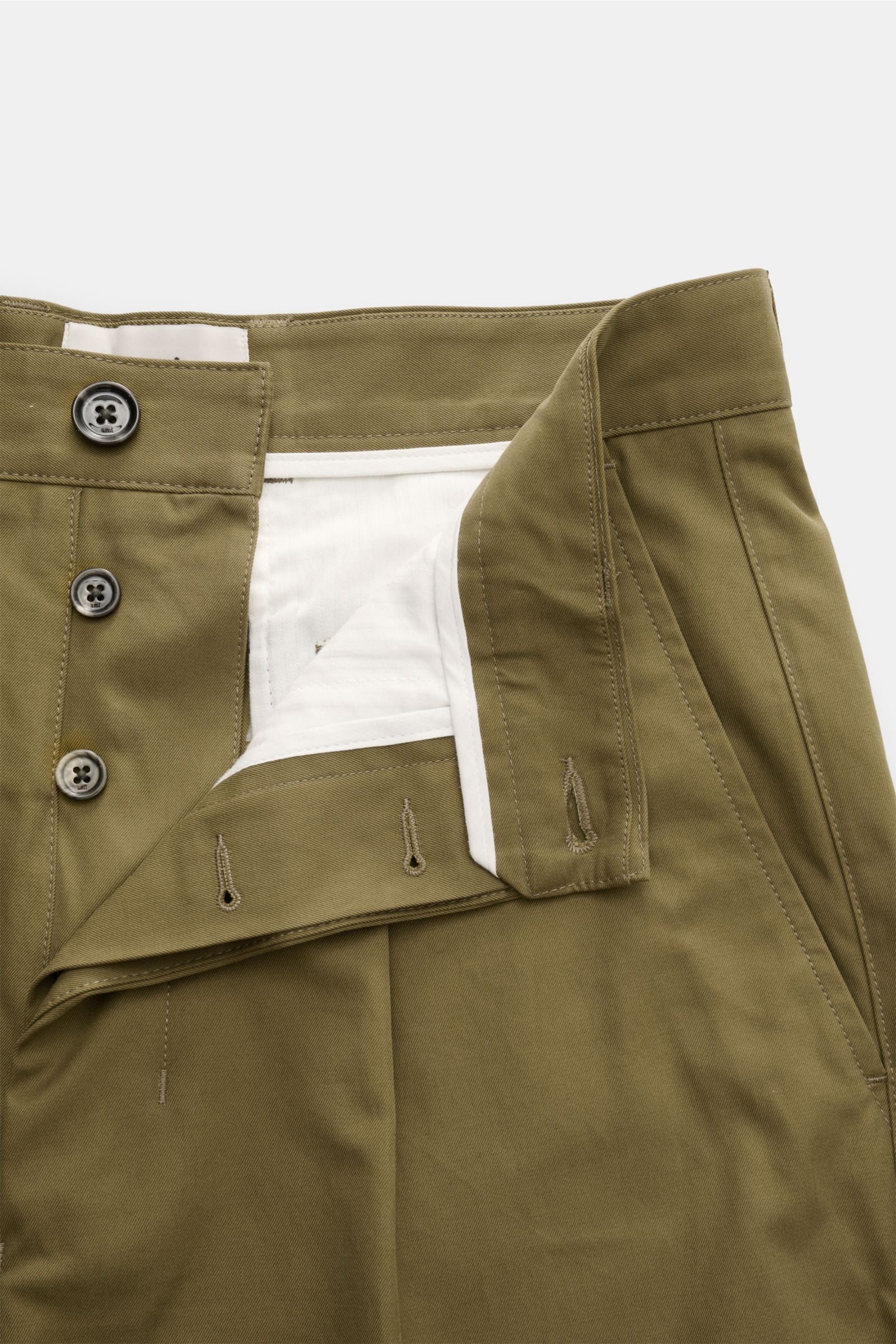 Ami Paris Cotton trousers ie - Olive