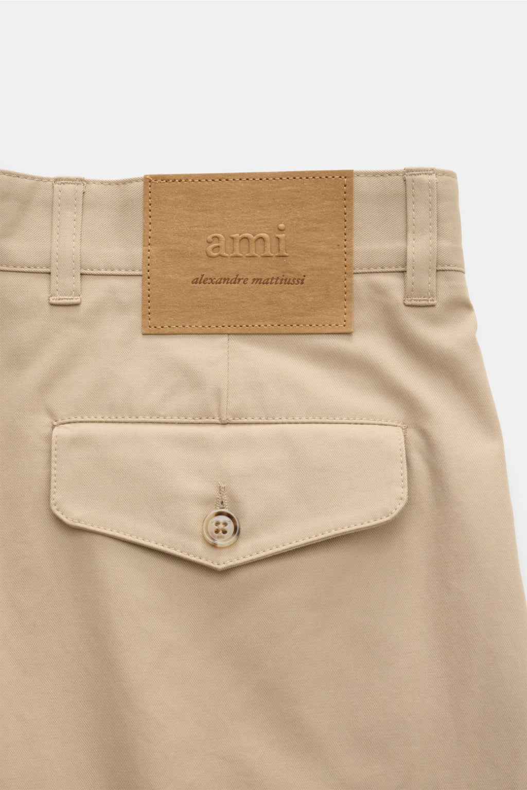 Ami Paris Cotton trousers ie - Beige