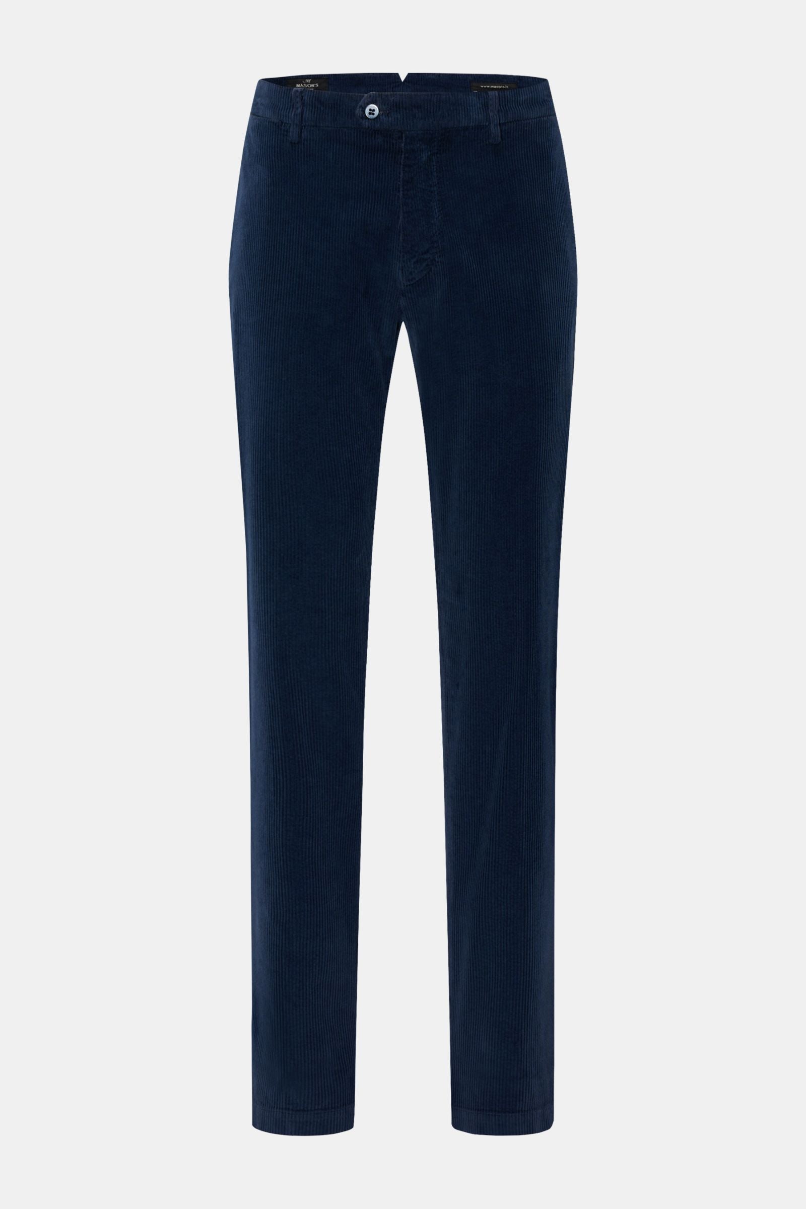 Mason's Corduroy trousers 'New York Style' - Navy