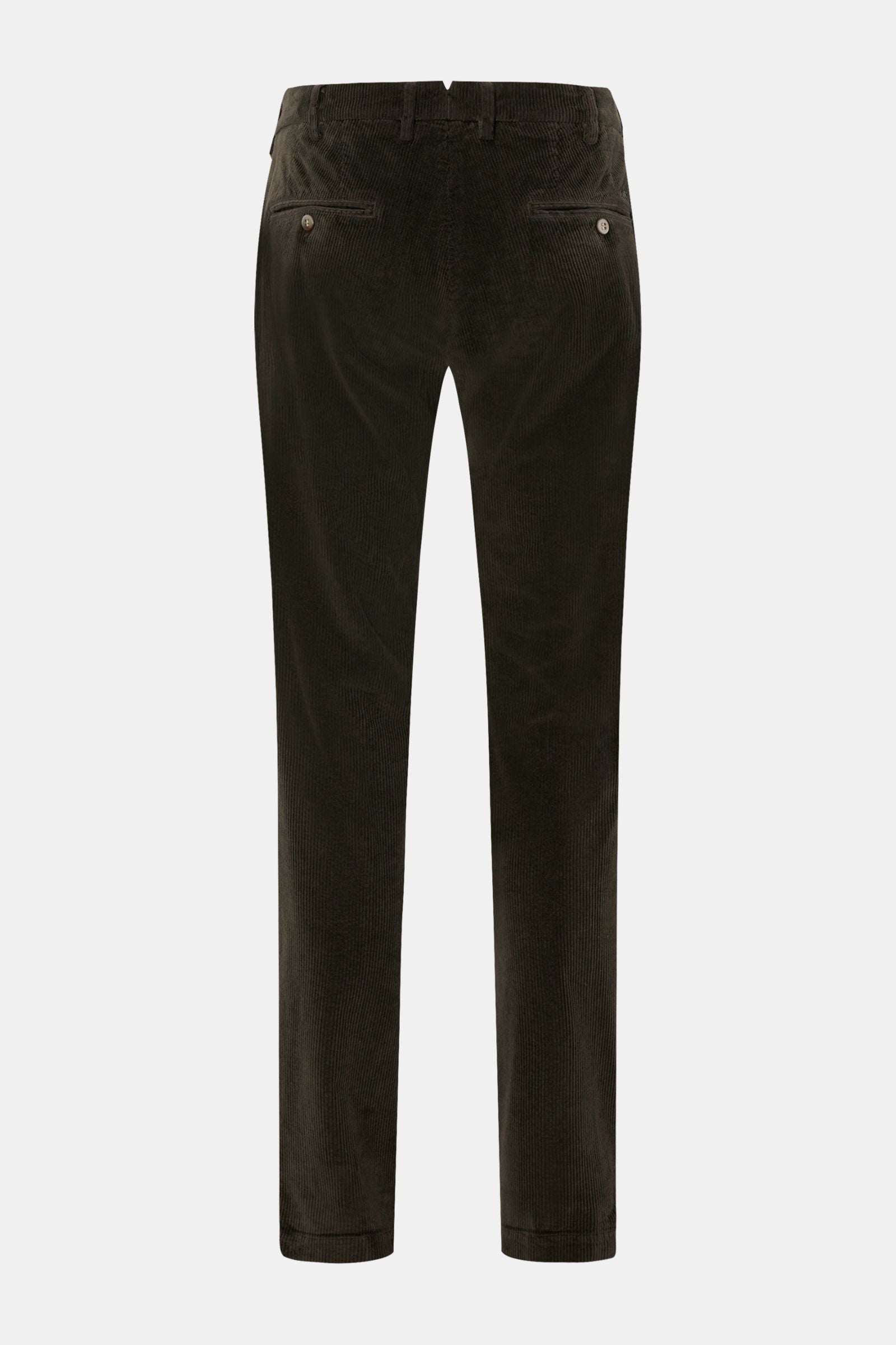 Mason's Corduroy trousers 'New York Style' - Dark brown