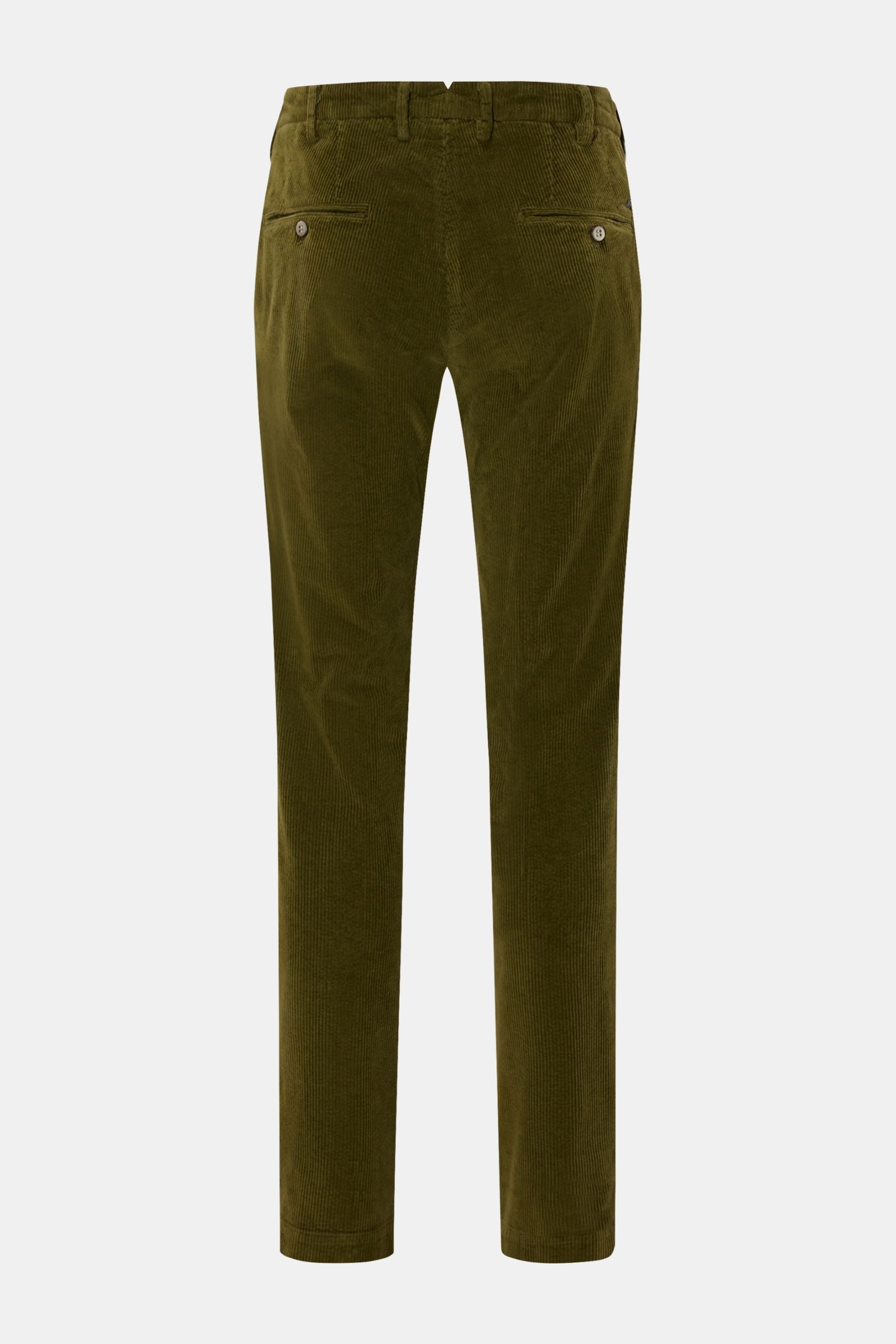 Mason's Corduroy trousers 'New York Style' - Olive