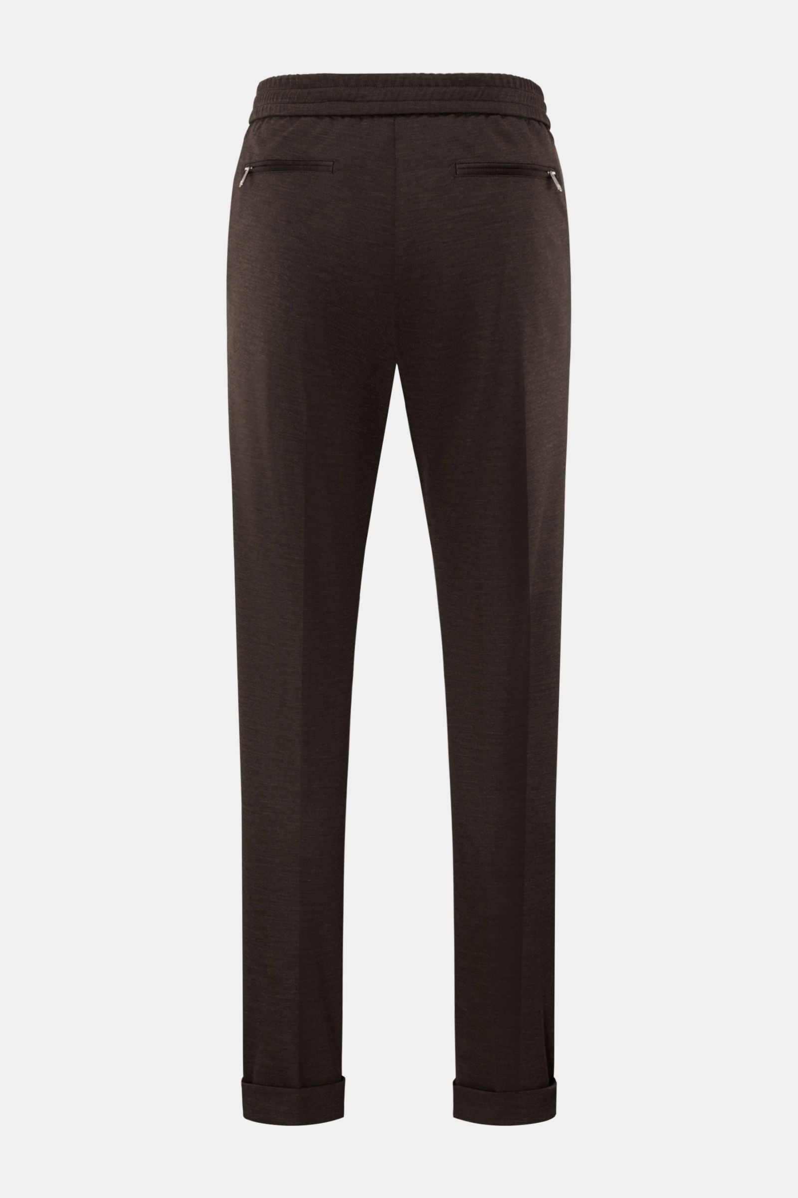 Marco Pescarolo Jogger pants 'Caracciolo' - Dark brown