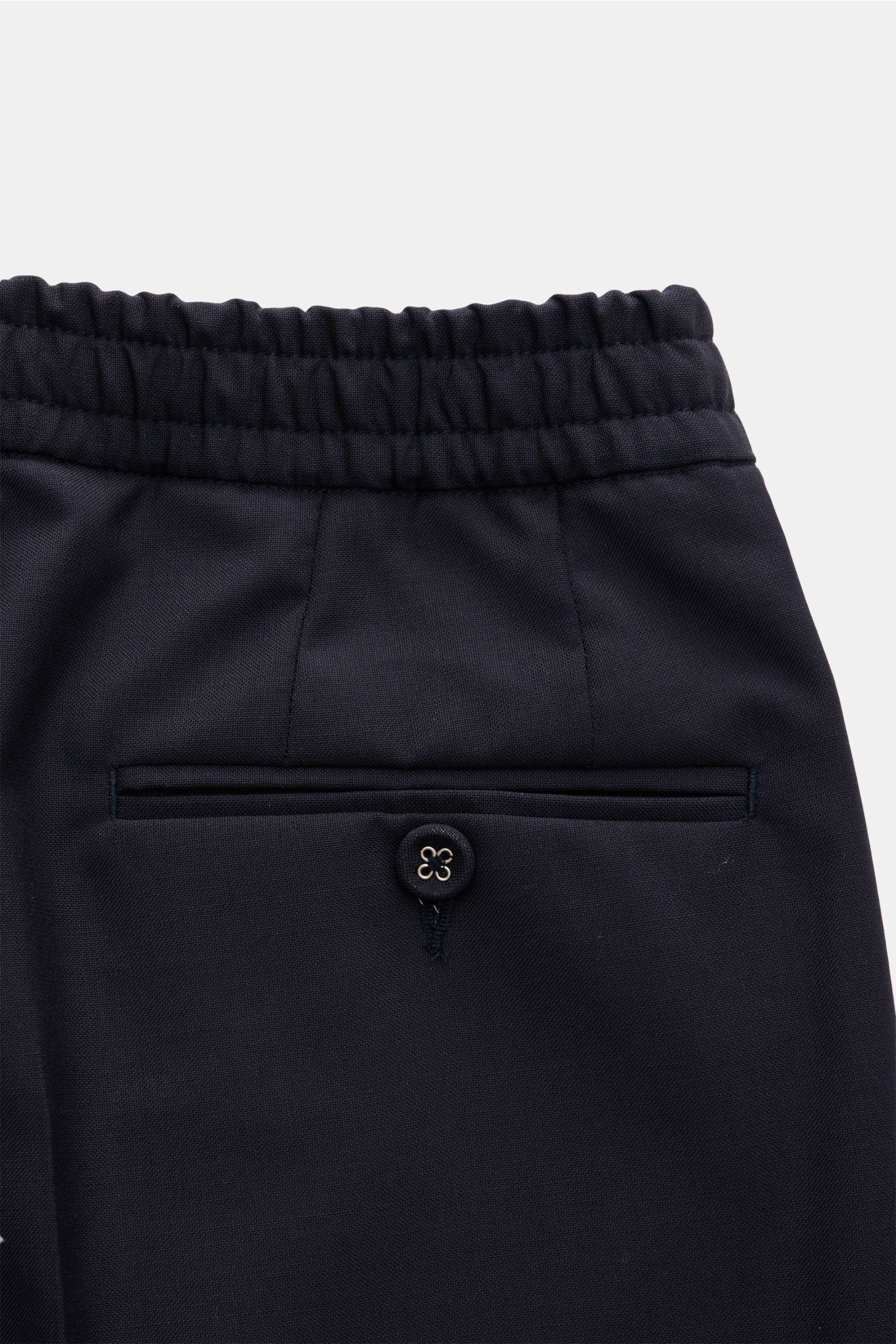 Officine Générale Wool jogger pants 'Drew' - navy