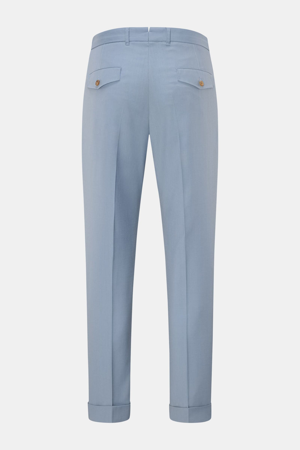 Windsor Wool trousers 'Sapo' - Smoky blue