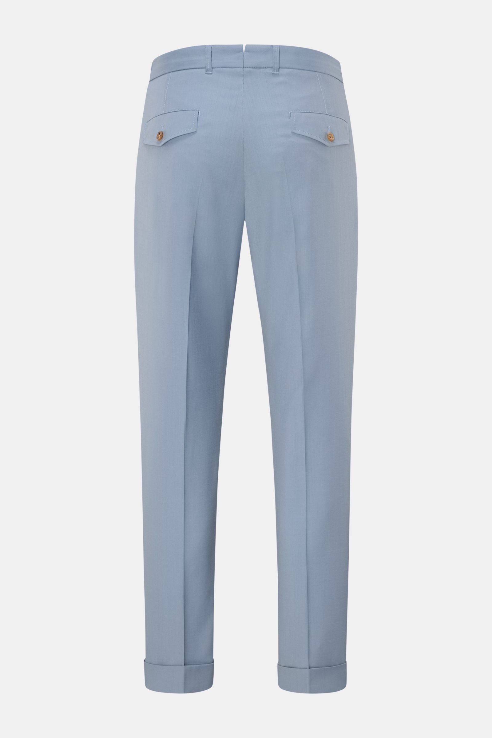 Windsor Wool trousers 'Sapo' - Smoky blue