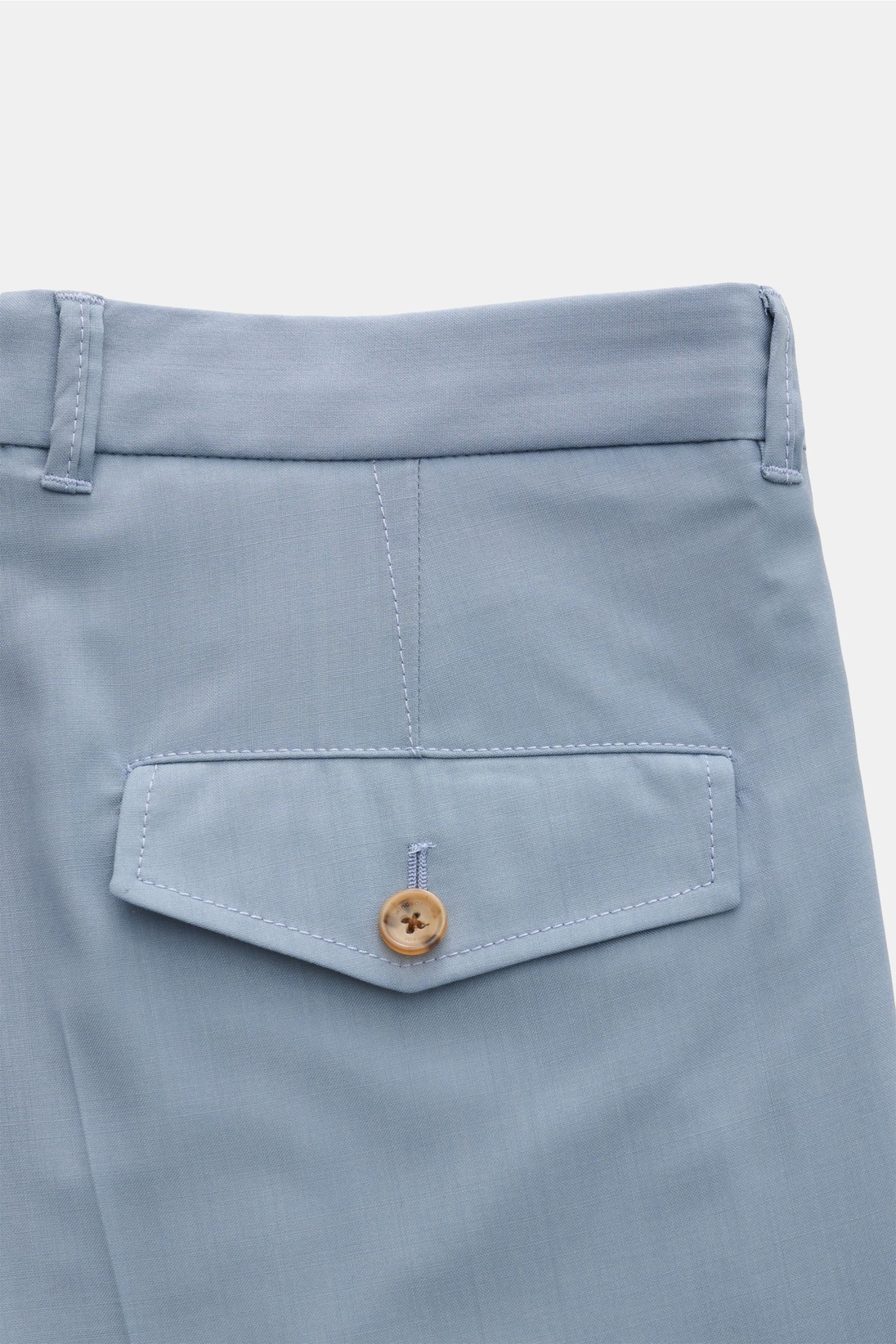 Windsor Wool trousers 'Sapo' - Smoky blue