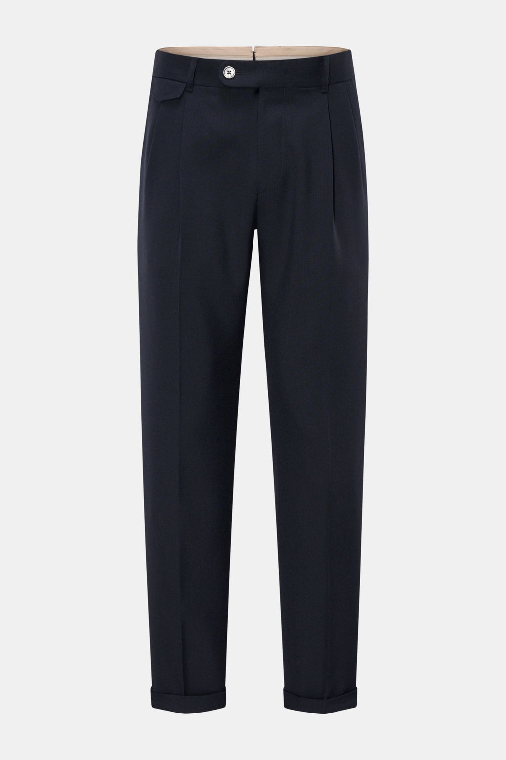 Windsor Wool trousers 'Serpo' - navy