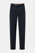 Windsor Wool trousers 'Serpo' - navy