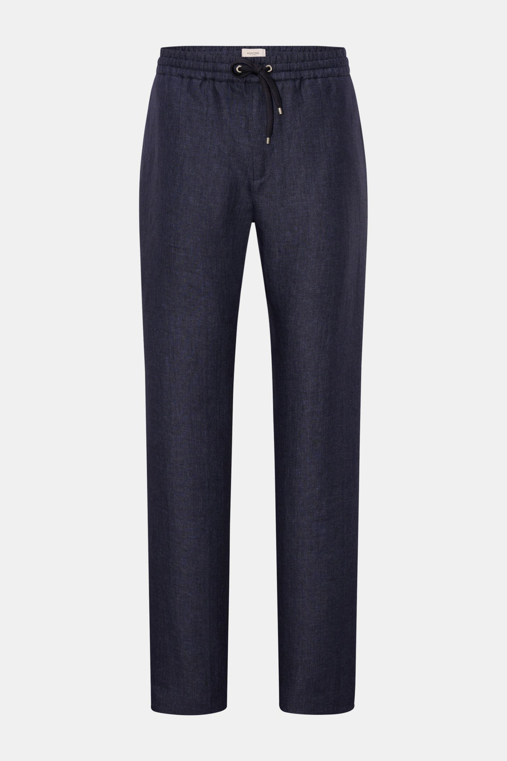 Agnona Linen jogger pants - Navy