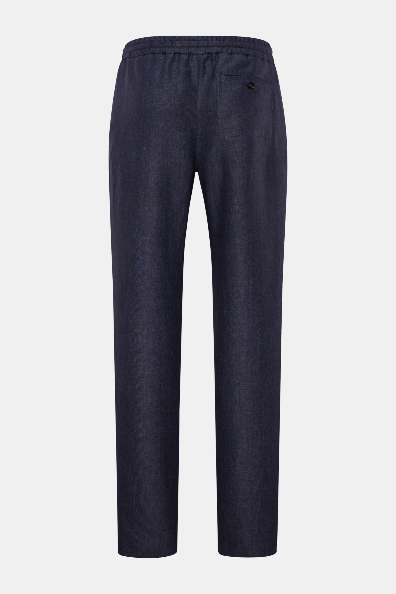 Agnona Linen jogger pants - Navy