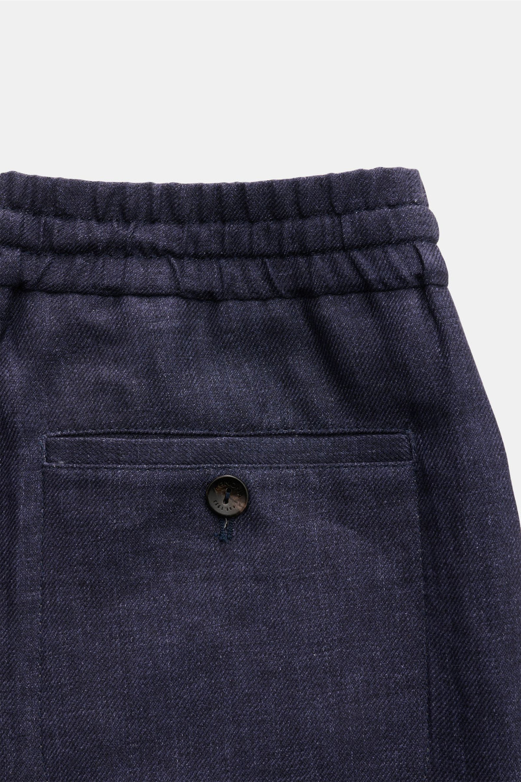 Agnona Linen jogger pants - Navy
