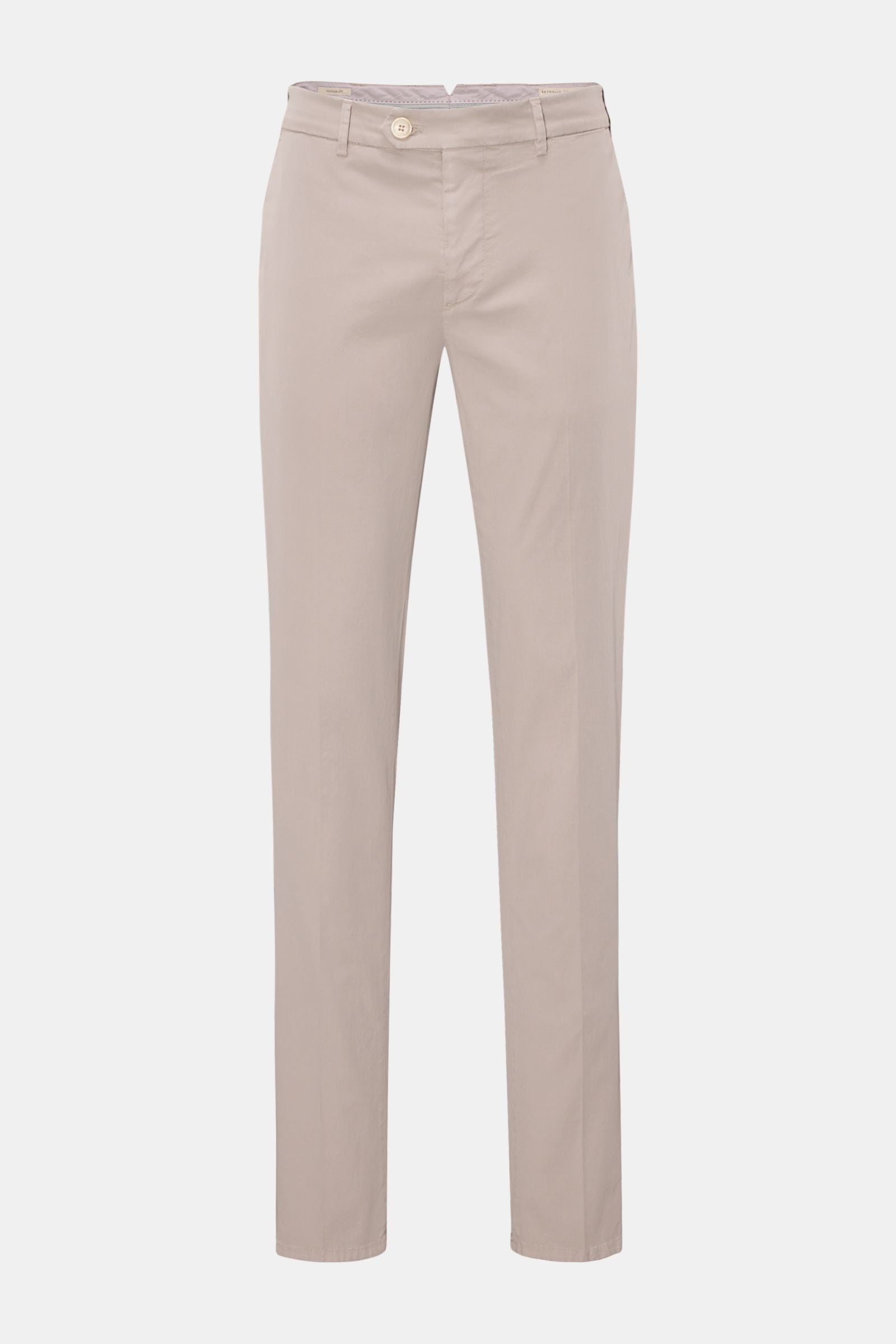 Brunello Cucinelli Chinos 'Italian Fit' - Light grey
