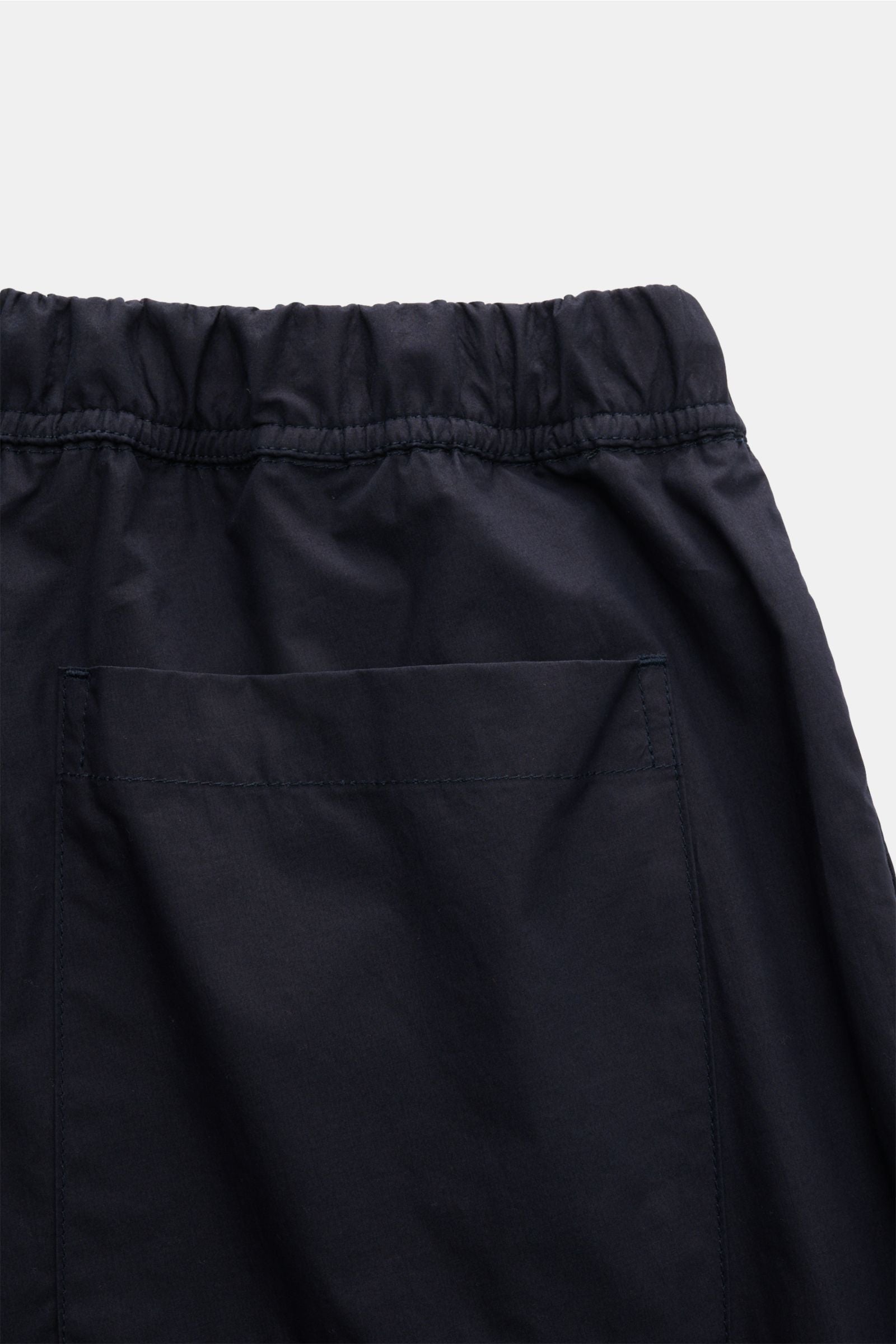 Officine Générale Cotton jogger pants 'Nilson' - navy