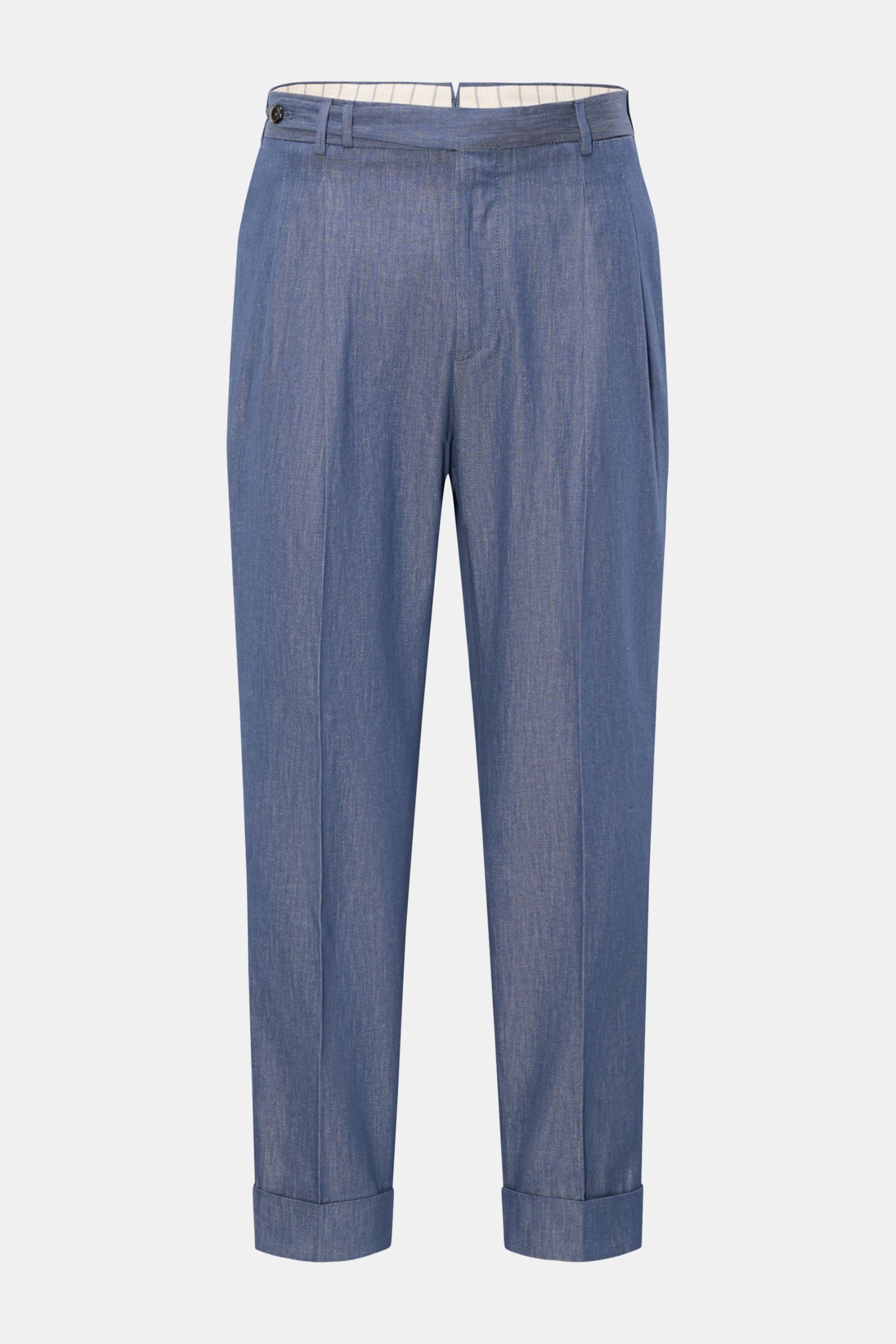 PT Torino Cotton trousers 'Carrot Fit' - Dark blue