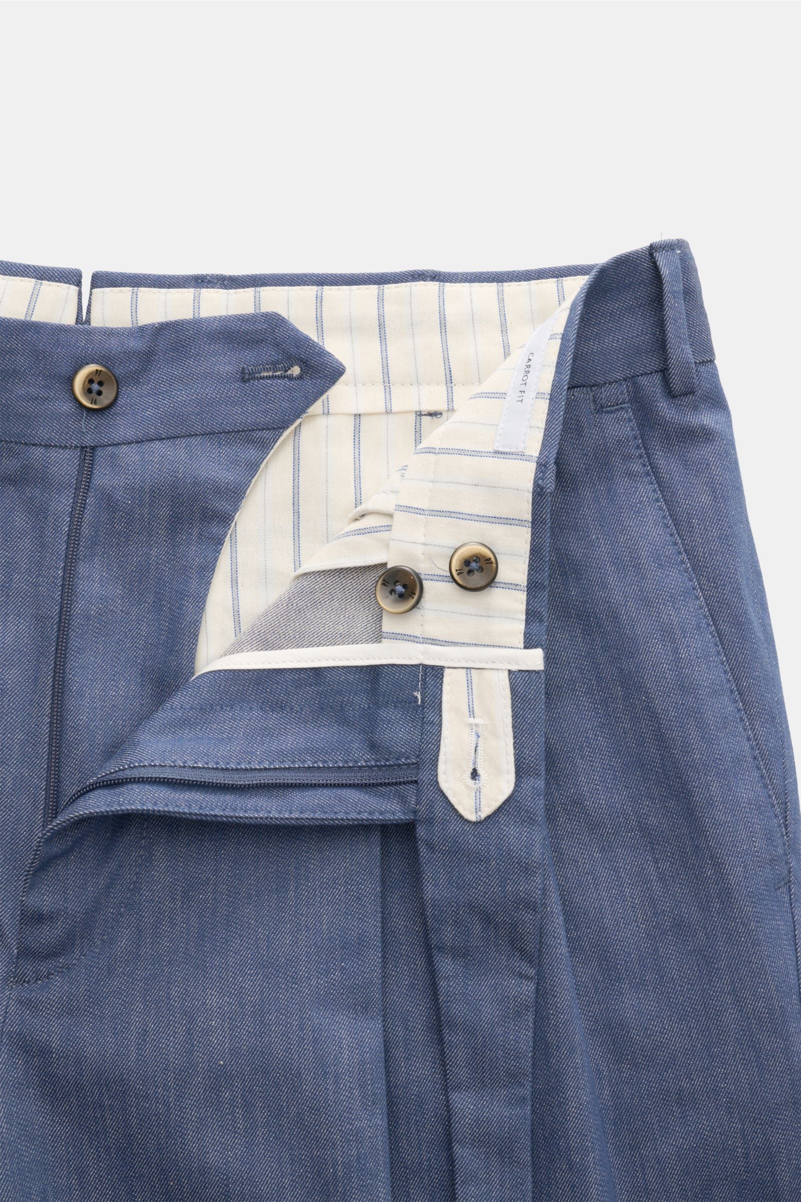 PT Torino Cotton trousers 'Carrot Fit' - Dark blue