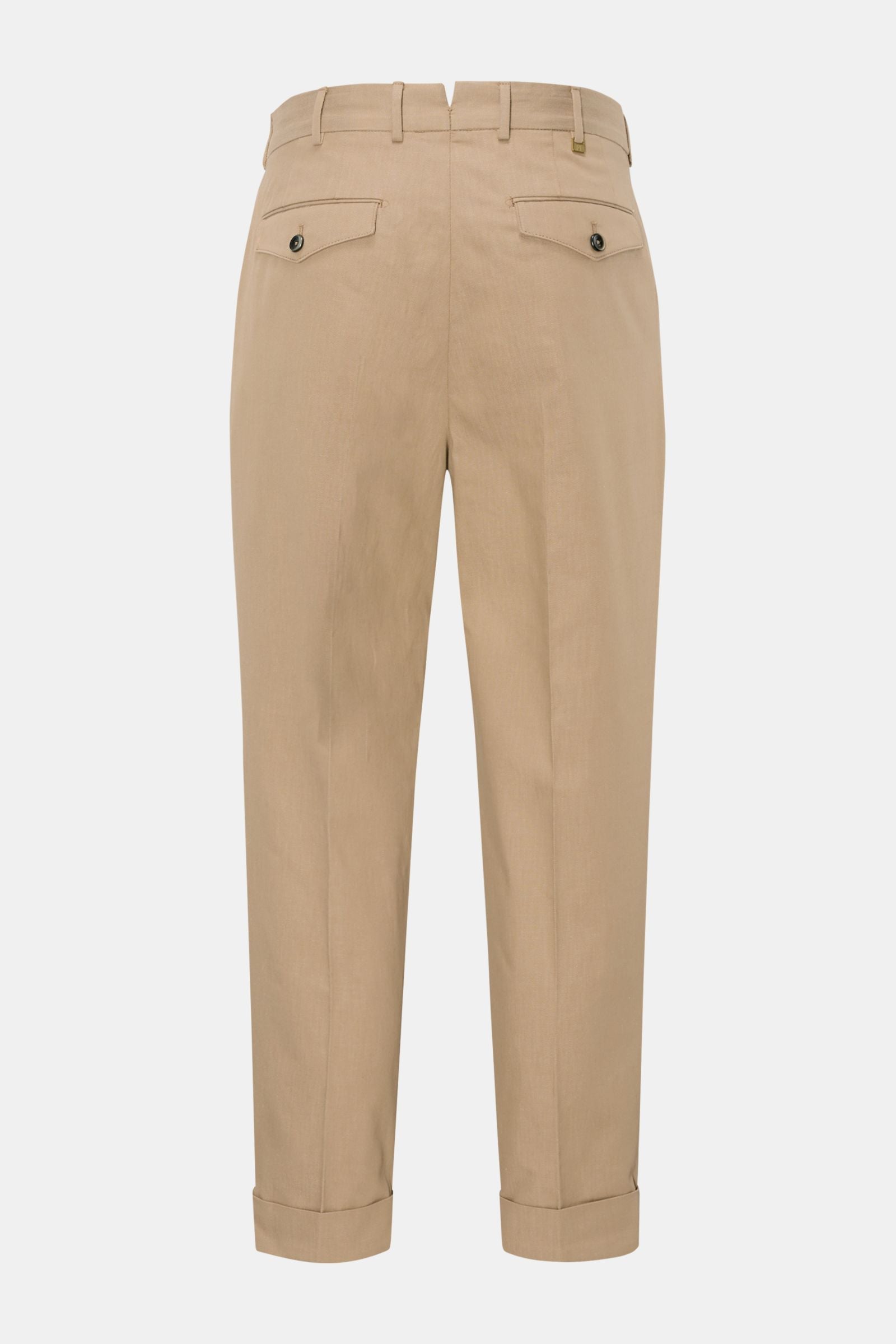 PT Torino Cotton trousers 'Carrot Fit' - Sand