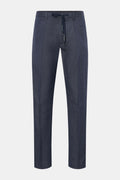 Circolo 1901 Jogger pants 'Flamed Effect' - navy mottled