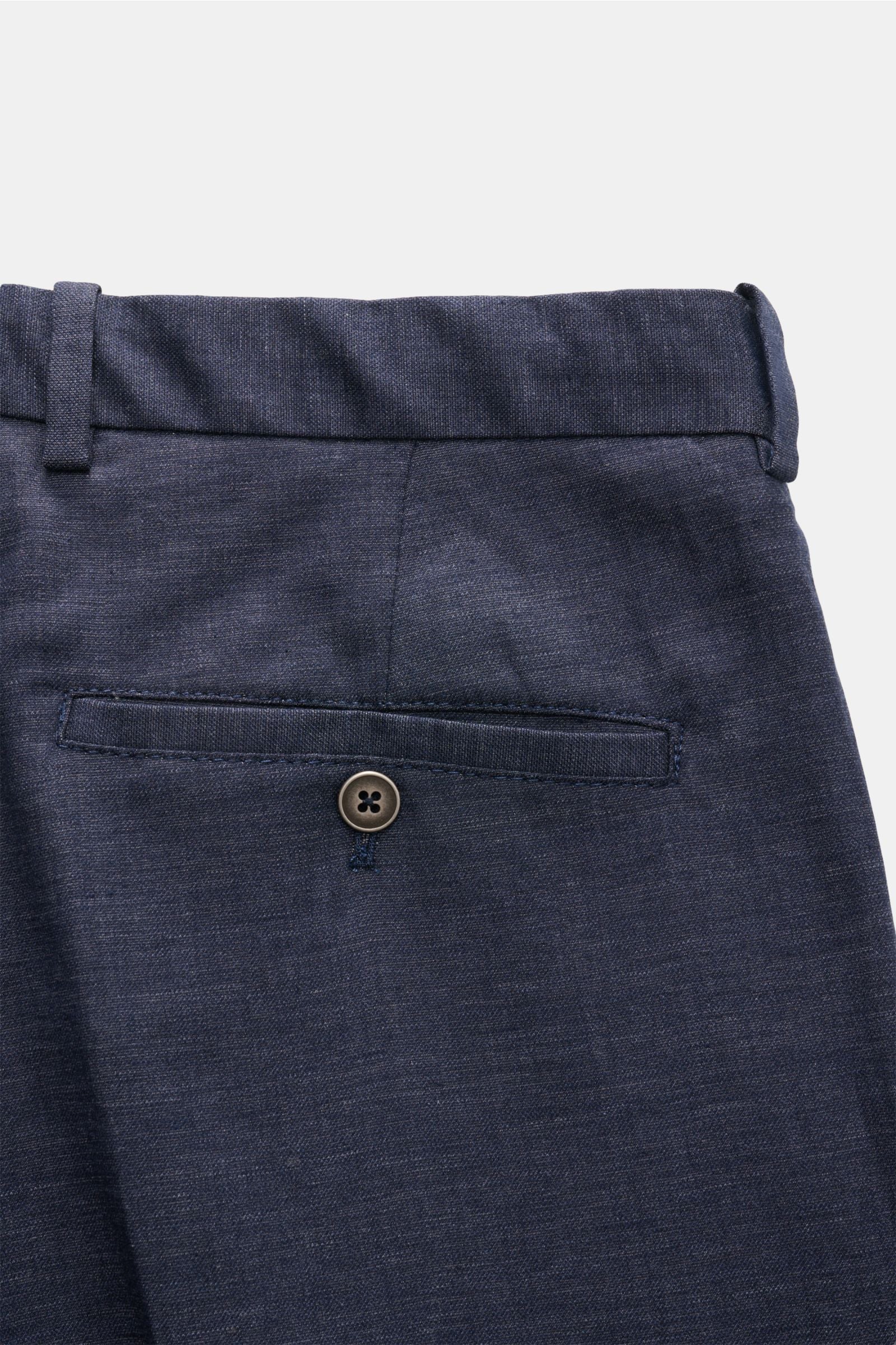 Circolo 1901 Jogger pants 'Flamed Effect' - navy mottled