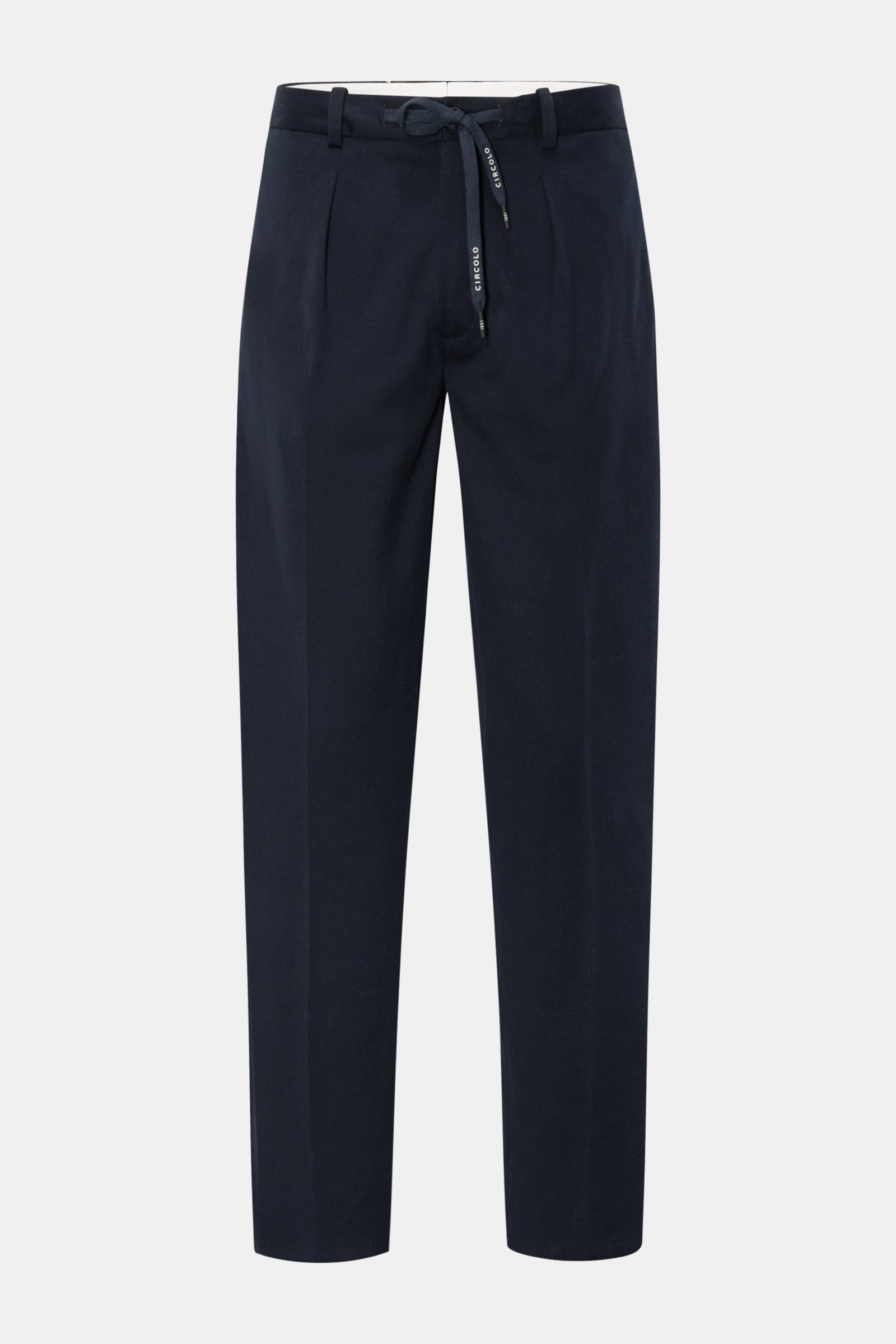 Circolo 1901 Jersey jogger pants 'Premium Piquet' - navy