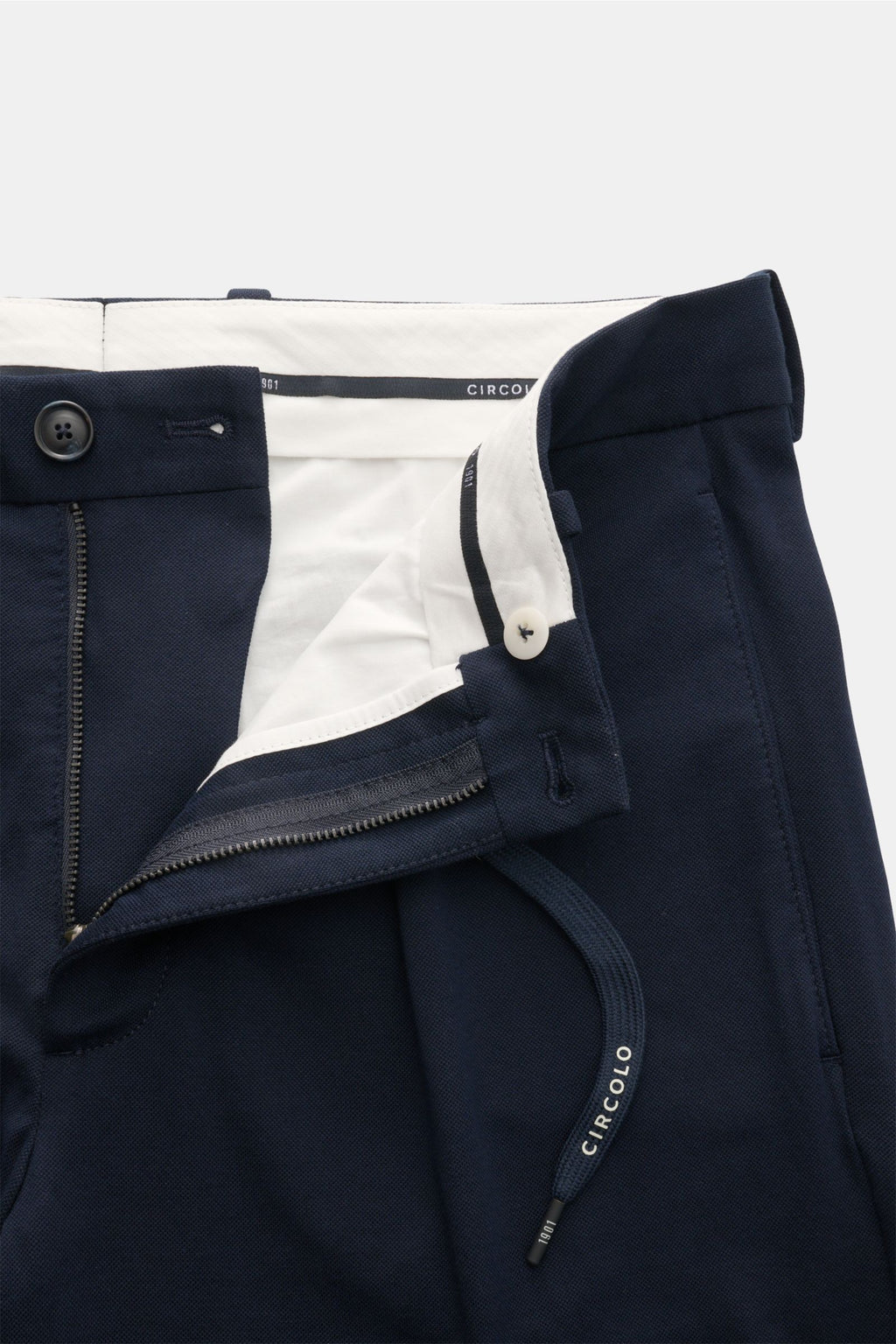 Circolo 1901 Jersey jogger pants 'Premium Piquet' - navy