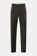 GTA Jersey trousers 'Federico' - Dark brown