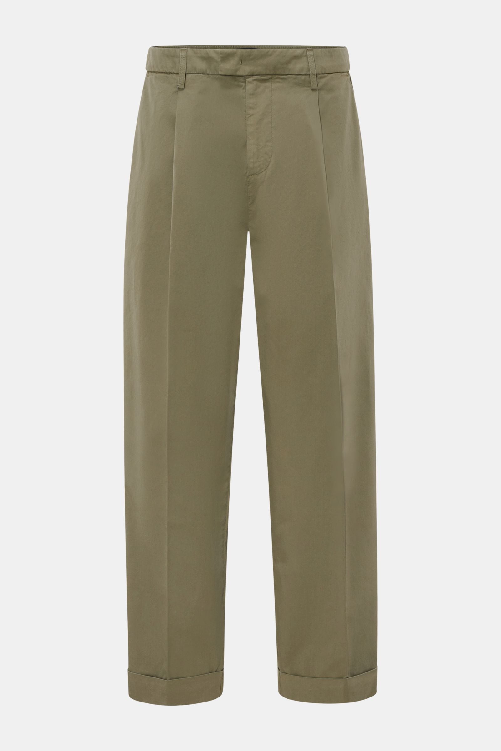 Dondup Cotton trousers 'Mel' ie - Olive