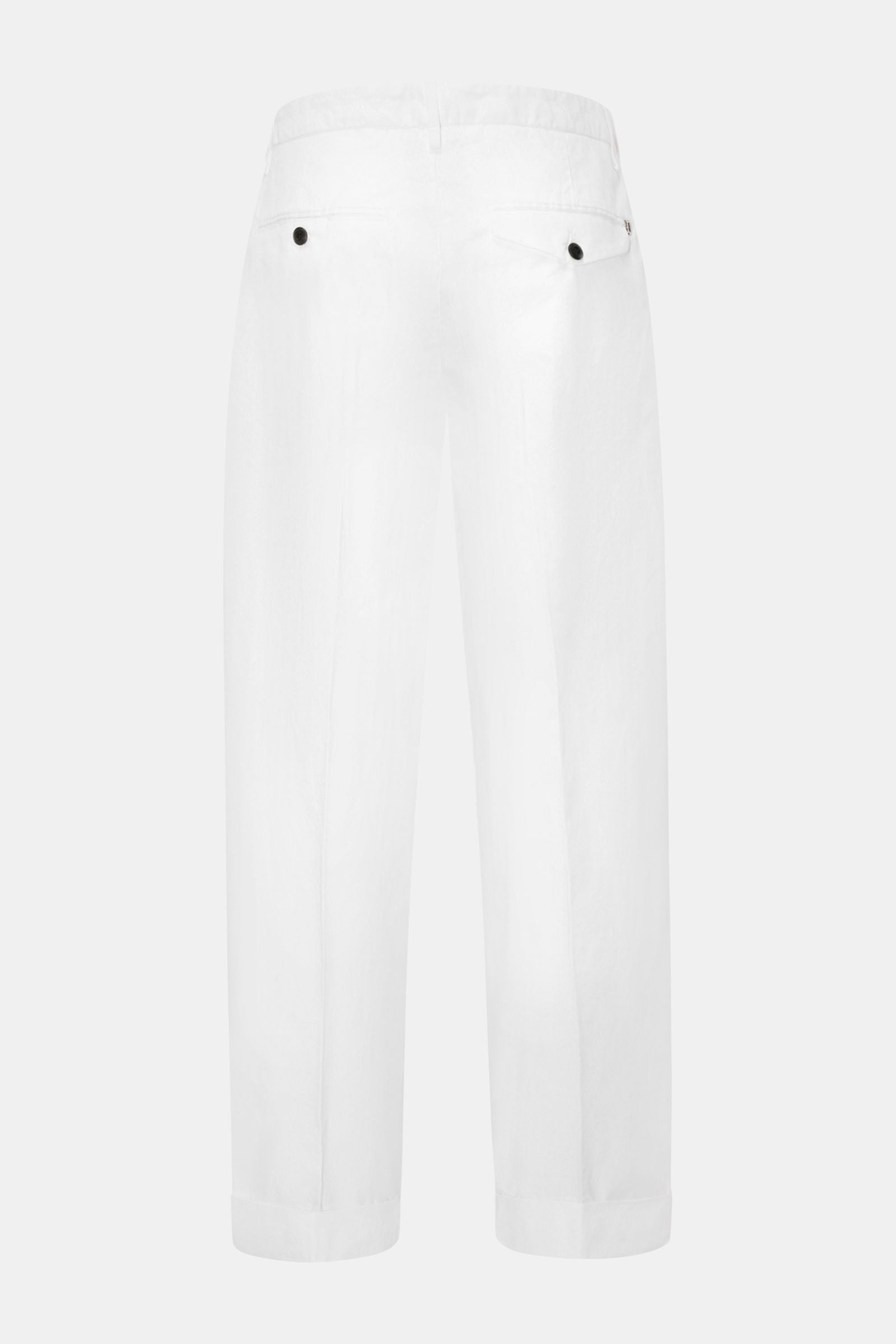 Dondup Cotton trousers 'Mel' ie - White