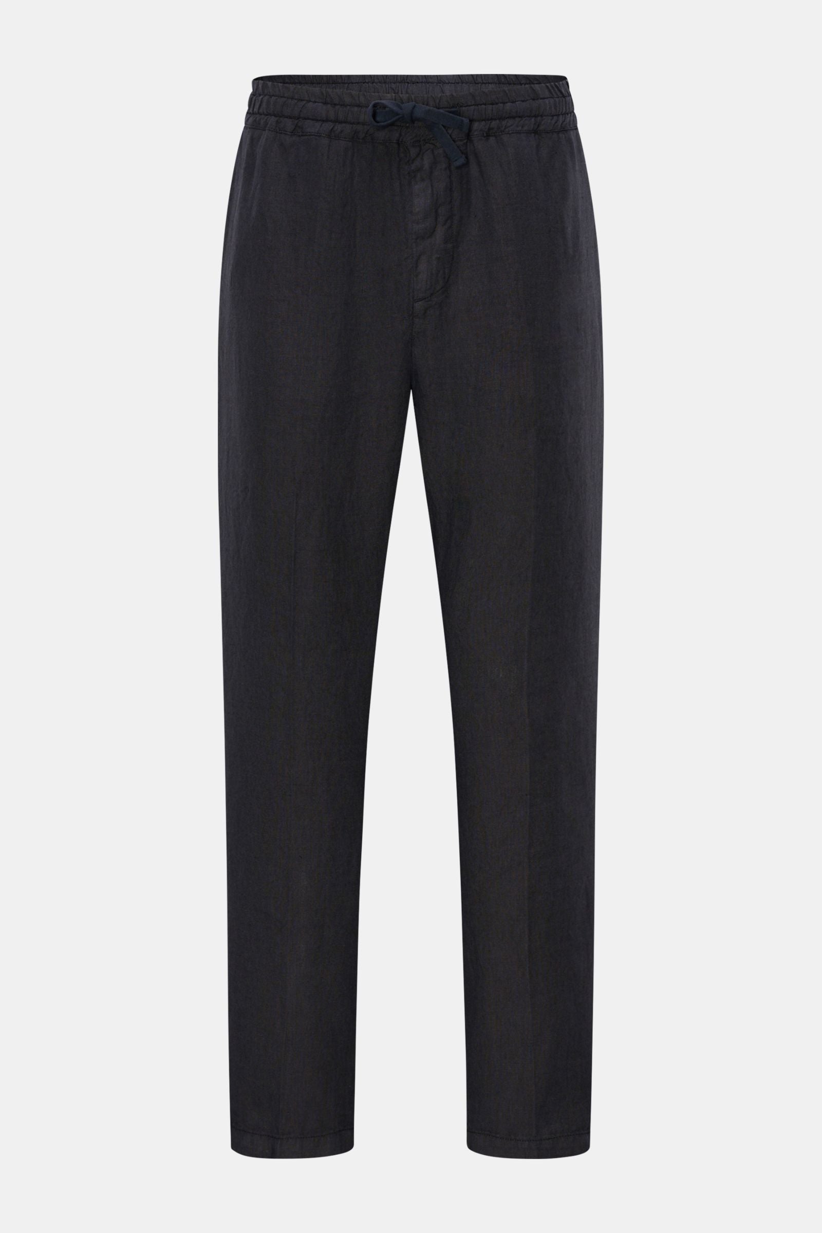 Altea Linen jogger pants 'Mattia' - Dark navy